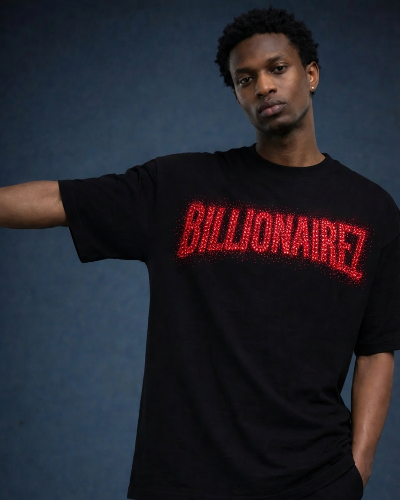 BillionaireZ Exclusive “RCB Bet” Rhinestone Tee