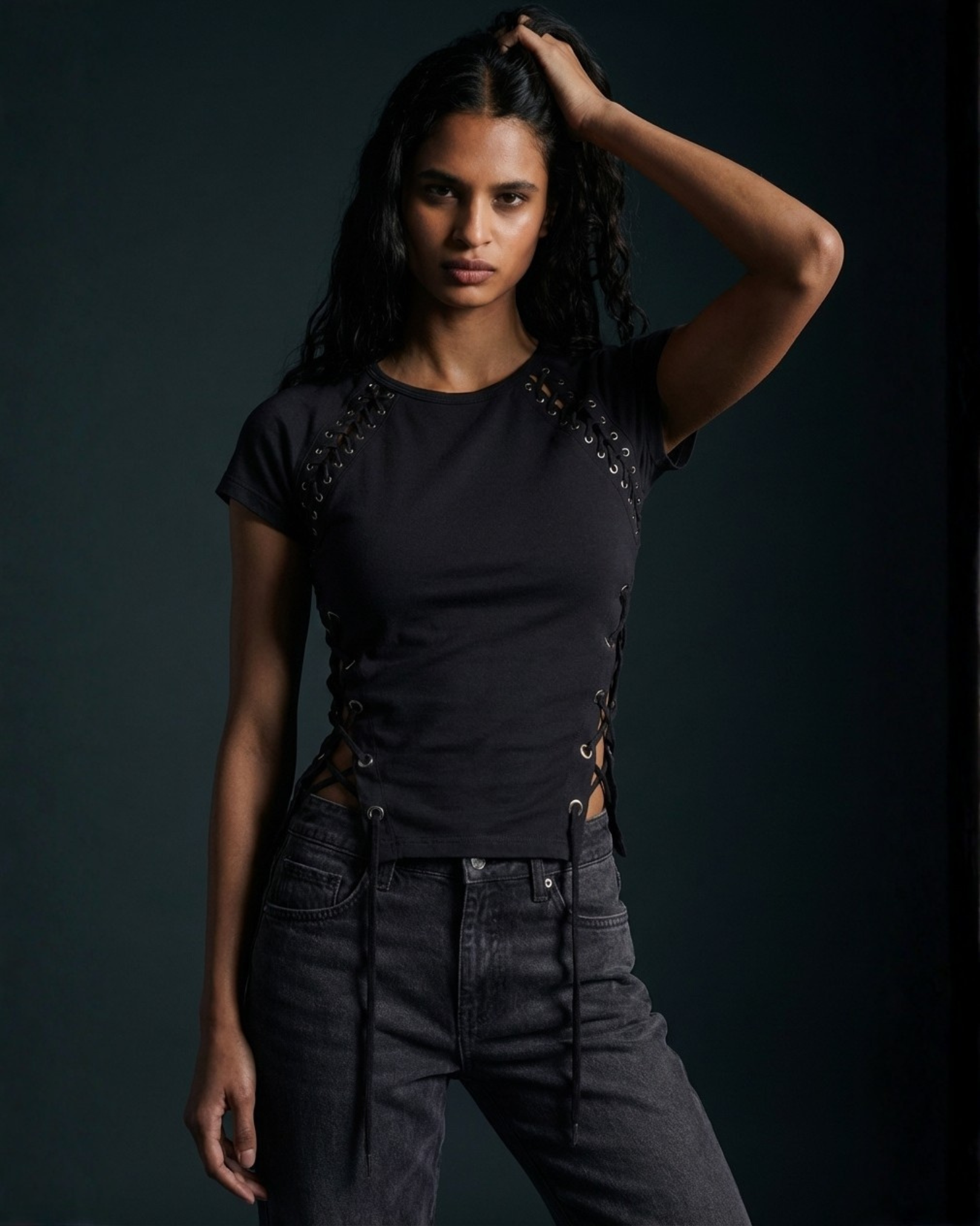 BillionaireZ “Laced Authority” Contour Crop Top (Exclusive)