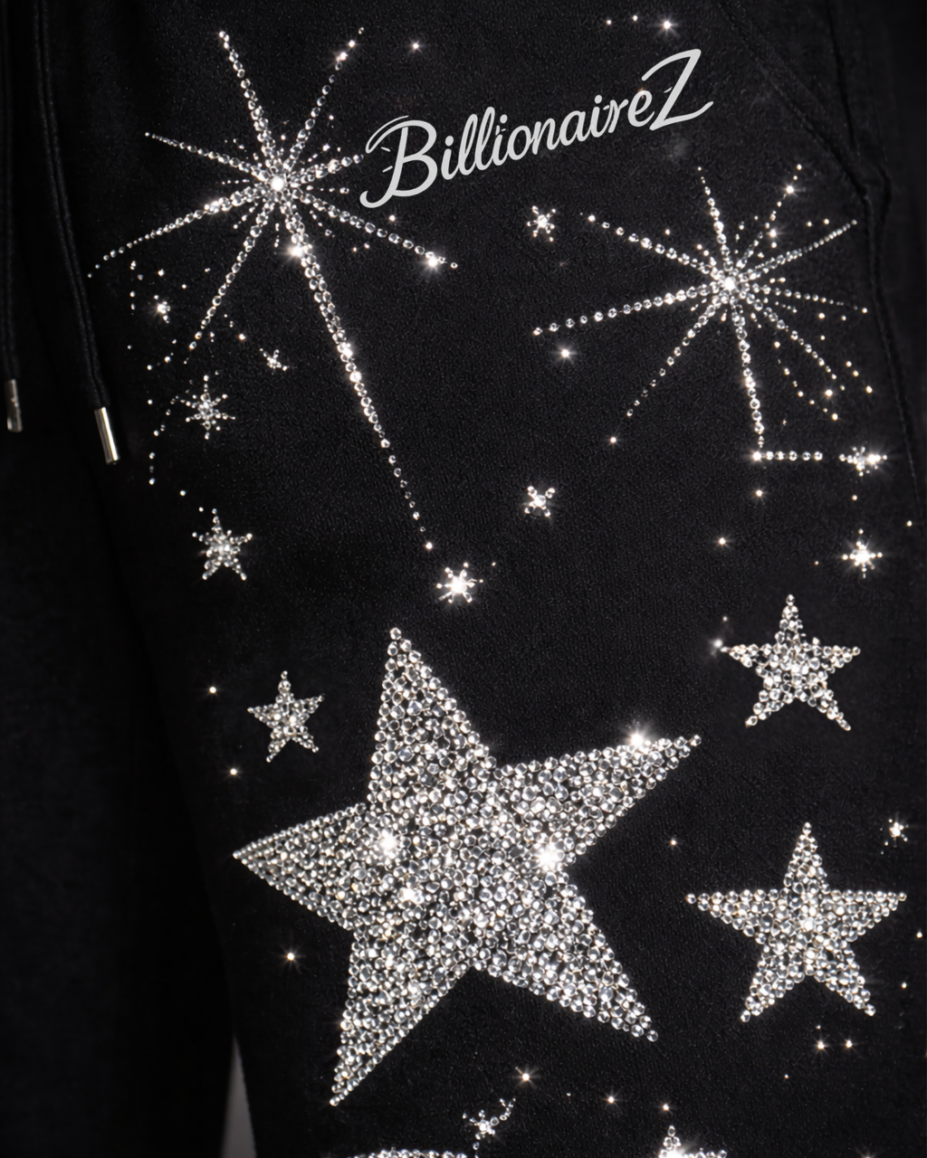 BillionaireZ Starfall Rhinestone Joggers