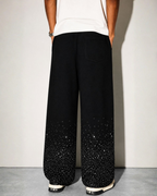 VVS Diamond Studded RR Wide-Leg Pants