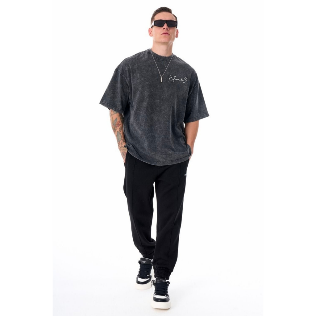 BillionaireZ Eclipse Oversized Tee (Acid Washed)