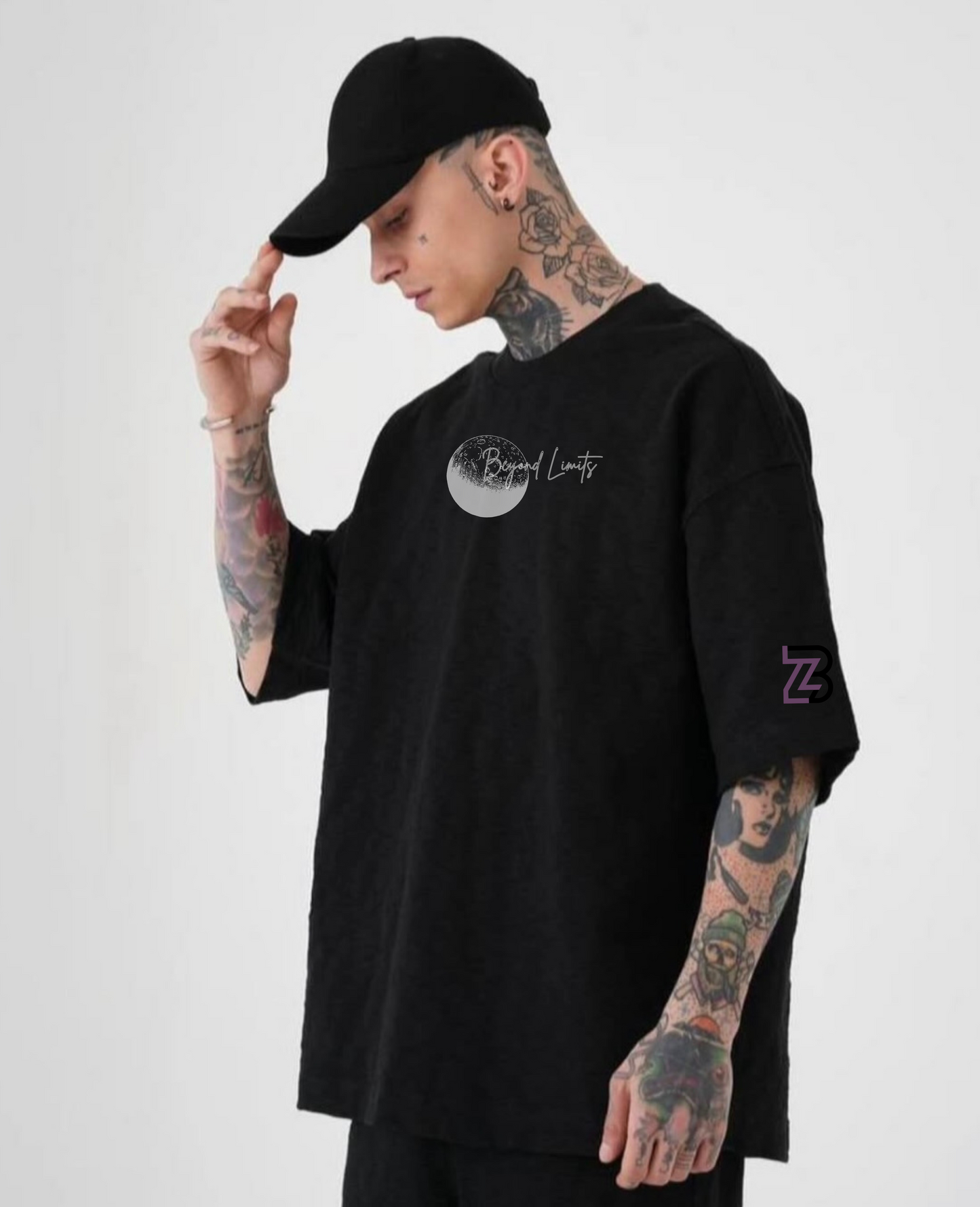 “Beyond Limits” Oversized Graphic Tee – BillionaireZ