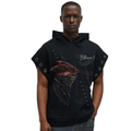Silent in the Dark – Sleeveless Hawk Hoodie