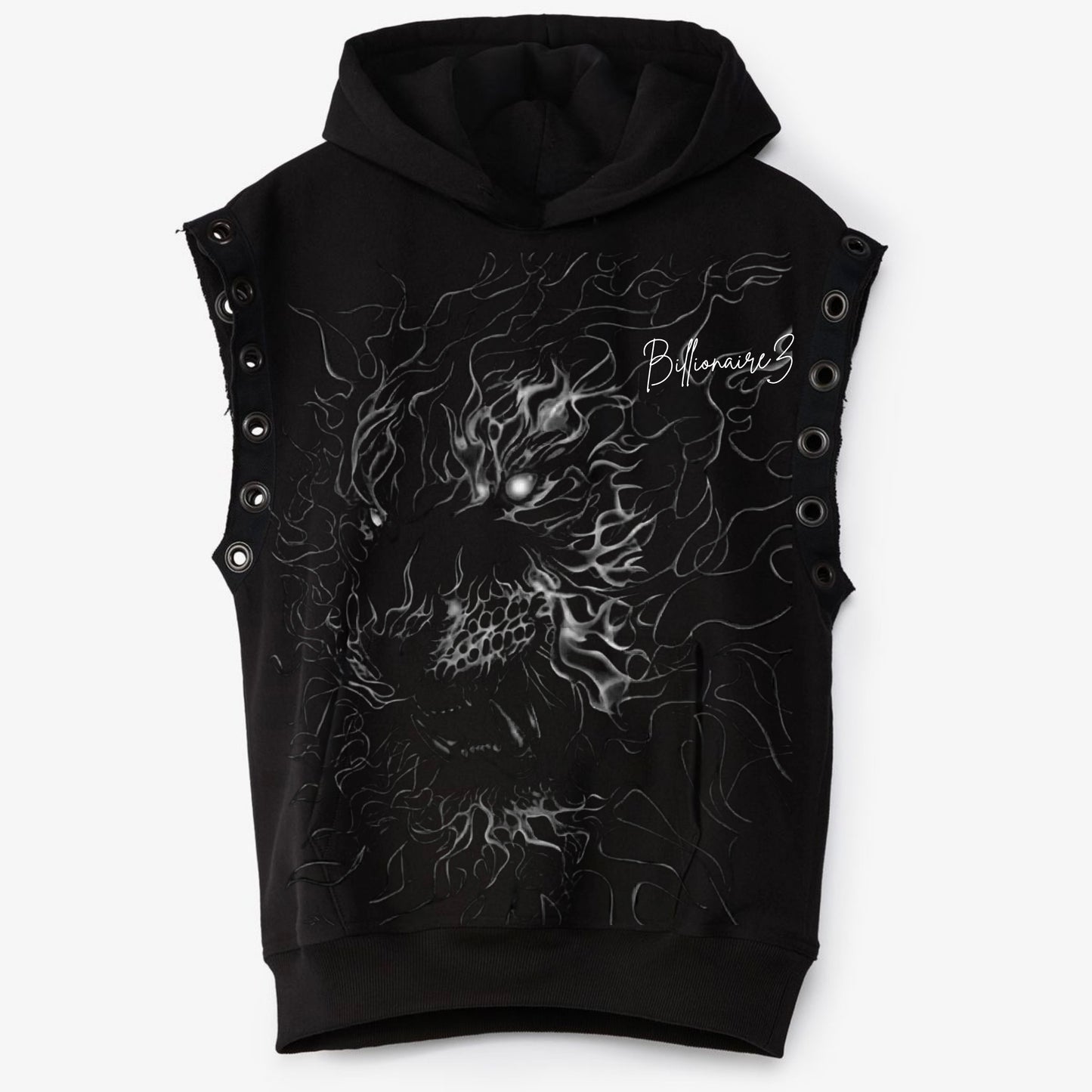 BillionaireZ “Inferno Spirit” Sleeveless Hoodie