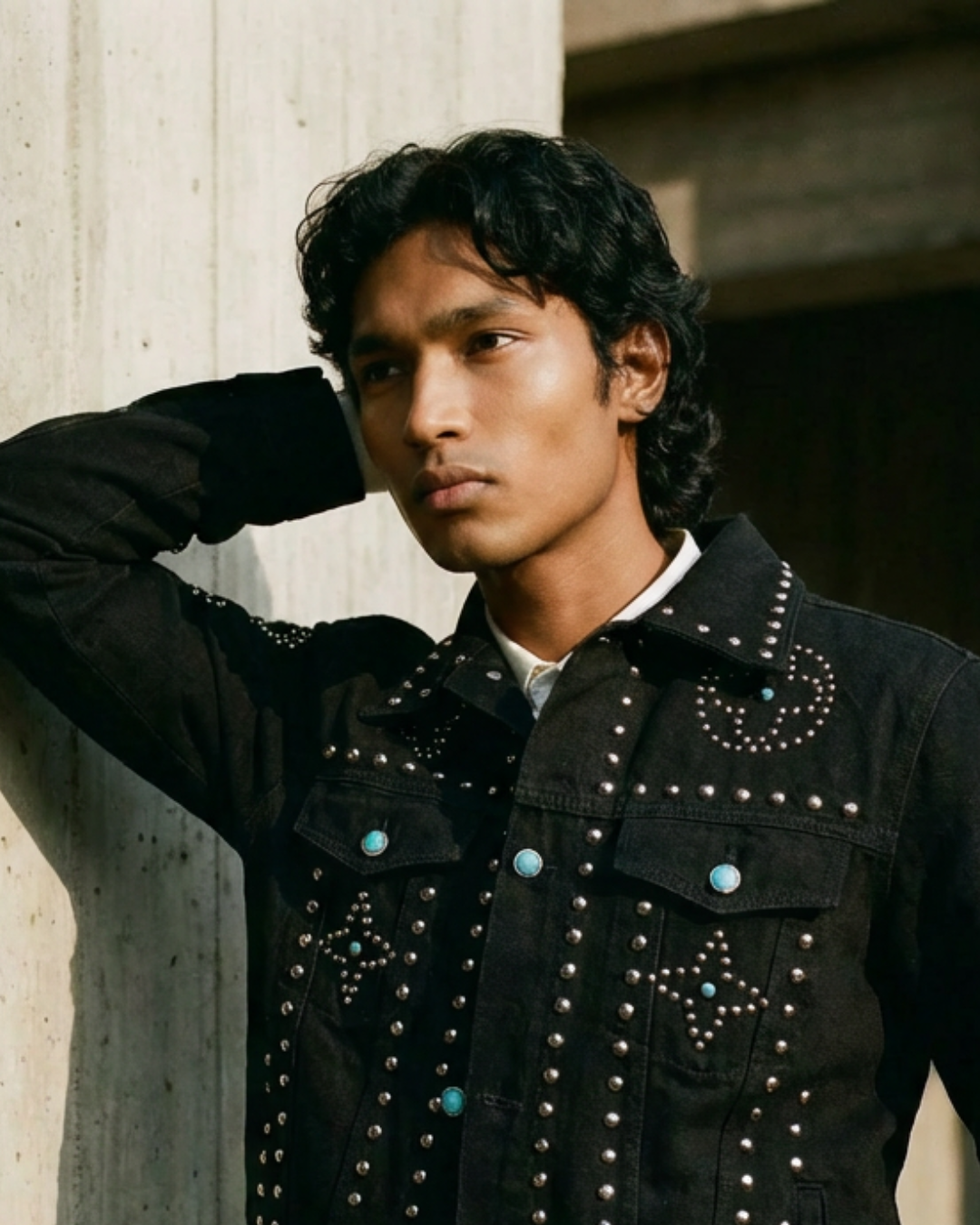 BillionaireZ Authority Studded Jacket