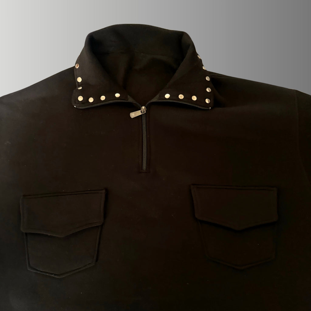 Midnight Authority Studded Coord Set