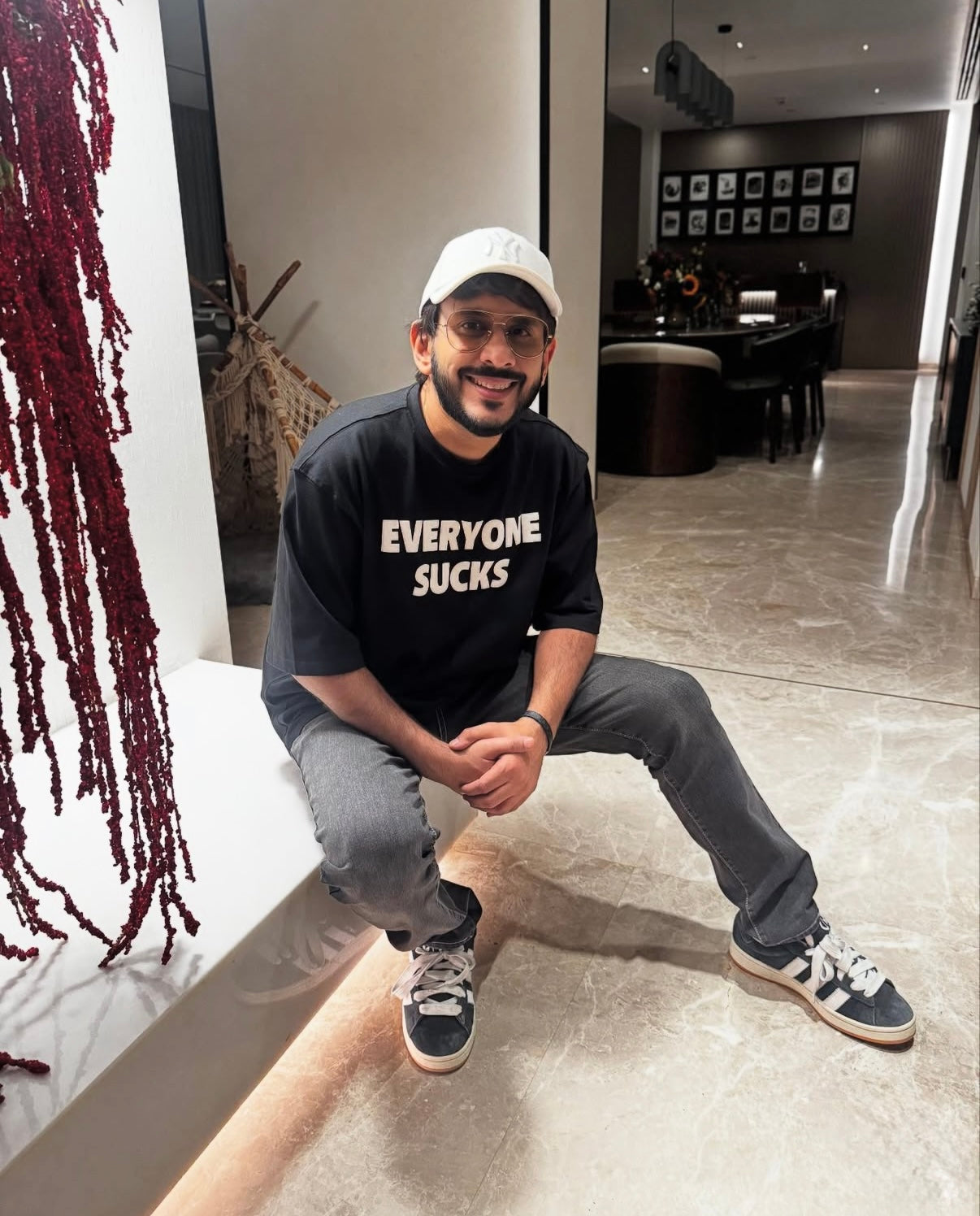 BillionaireZ “Everyone Sucks” Oversized T-Shirt- Aman Gupta (Boat)