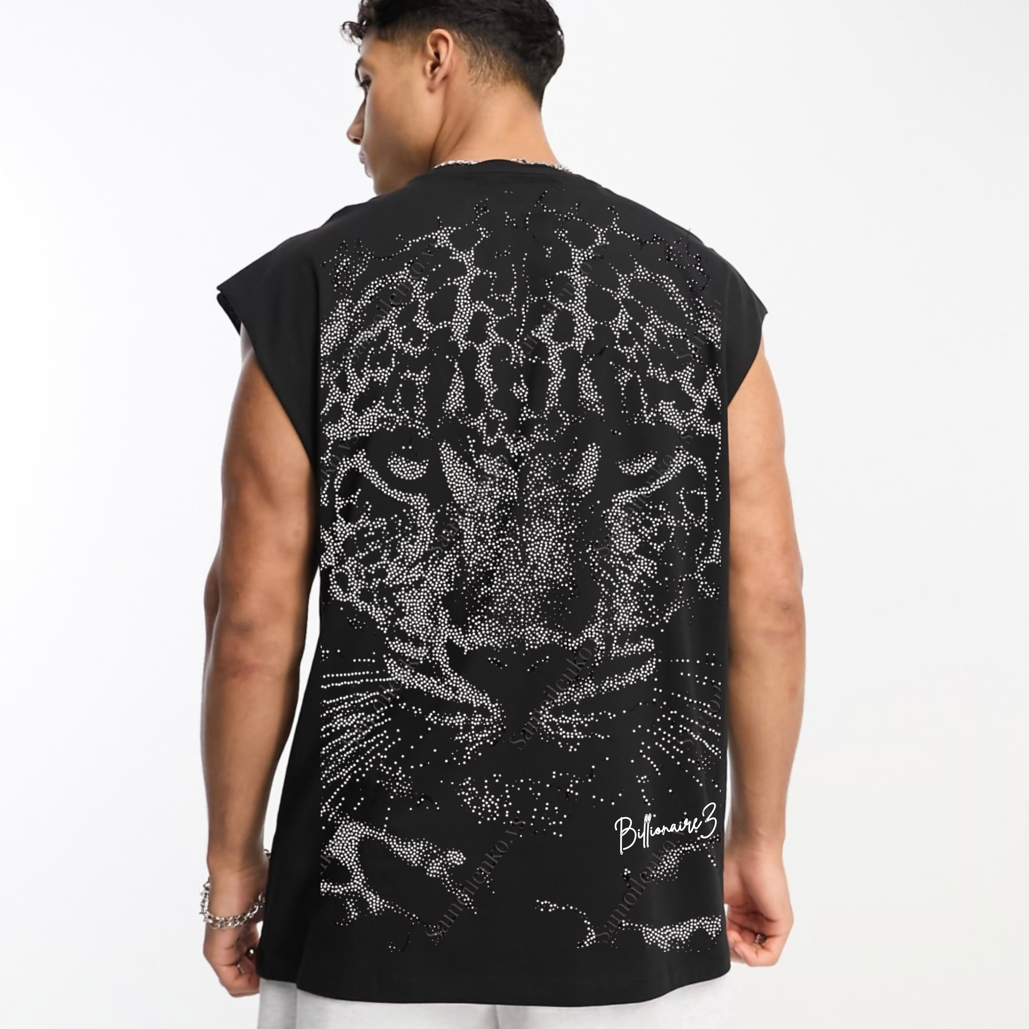 BillionaireZ Shadow Stare Sleeveless Tank