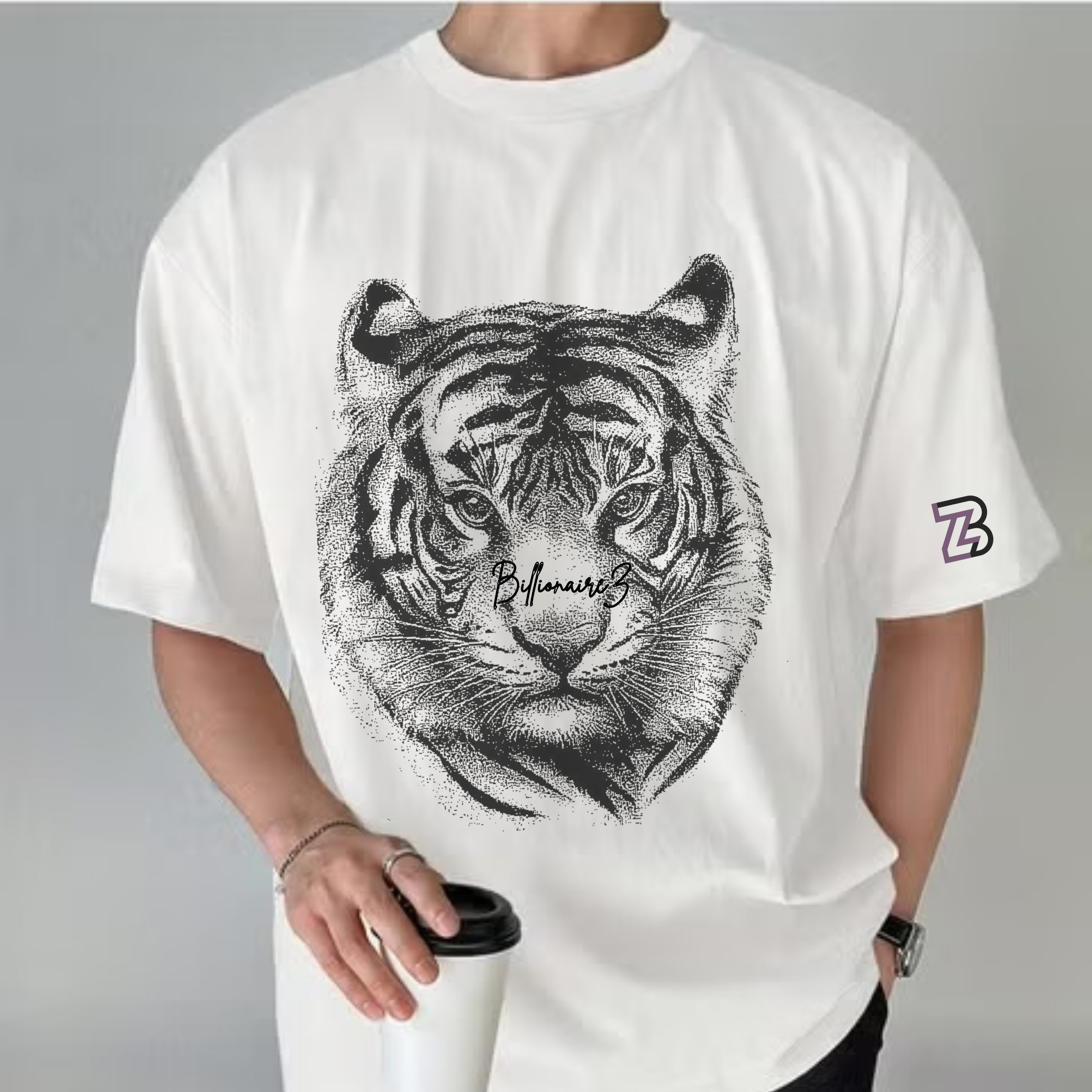 BillionaireZ Regal Instinct Oversized Tee