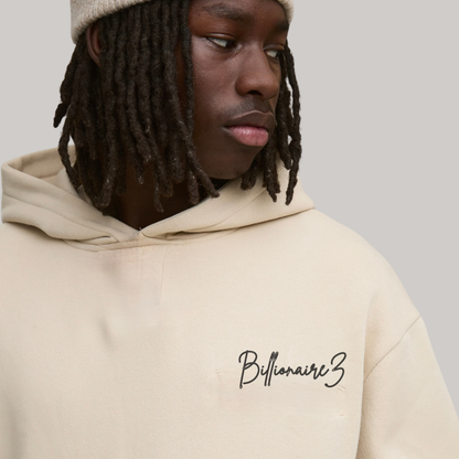 BillionaireZ® Signature Oversized Coord Set – Beige Sand