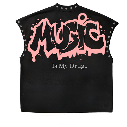 Music Junkie Studded Vest