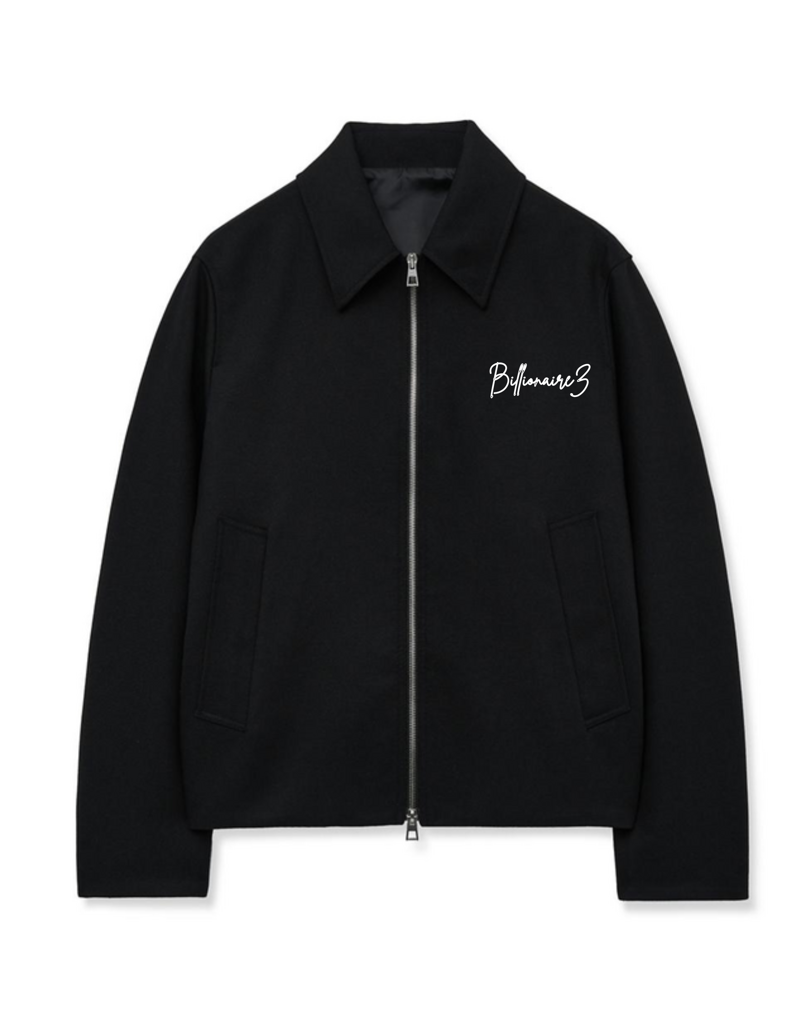 BillionaireZ Noir Authority Zip Jacket