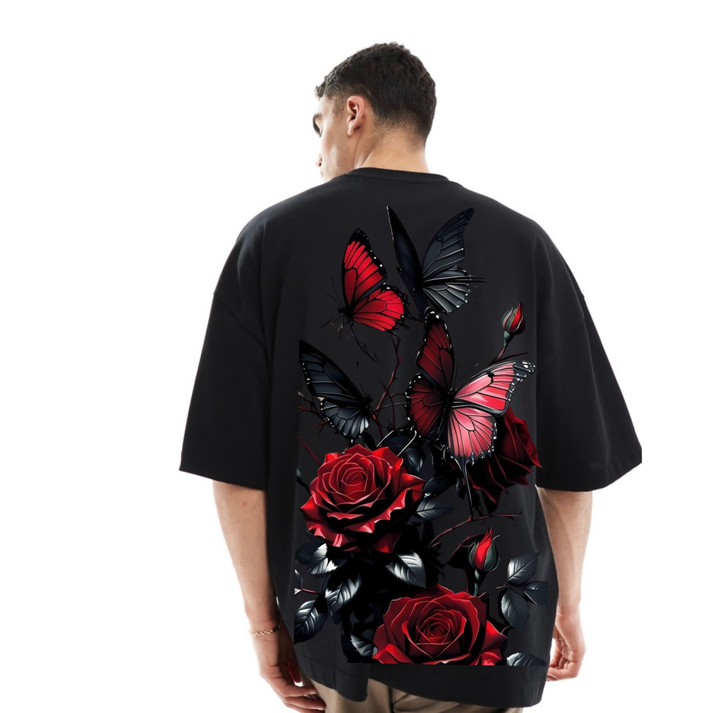 BillionaireZ “Butterfly & Rose” T-shirt