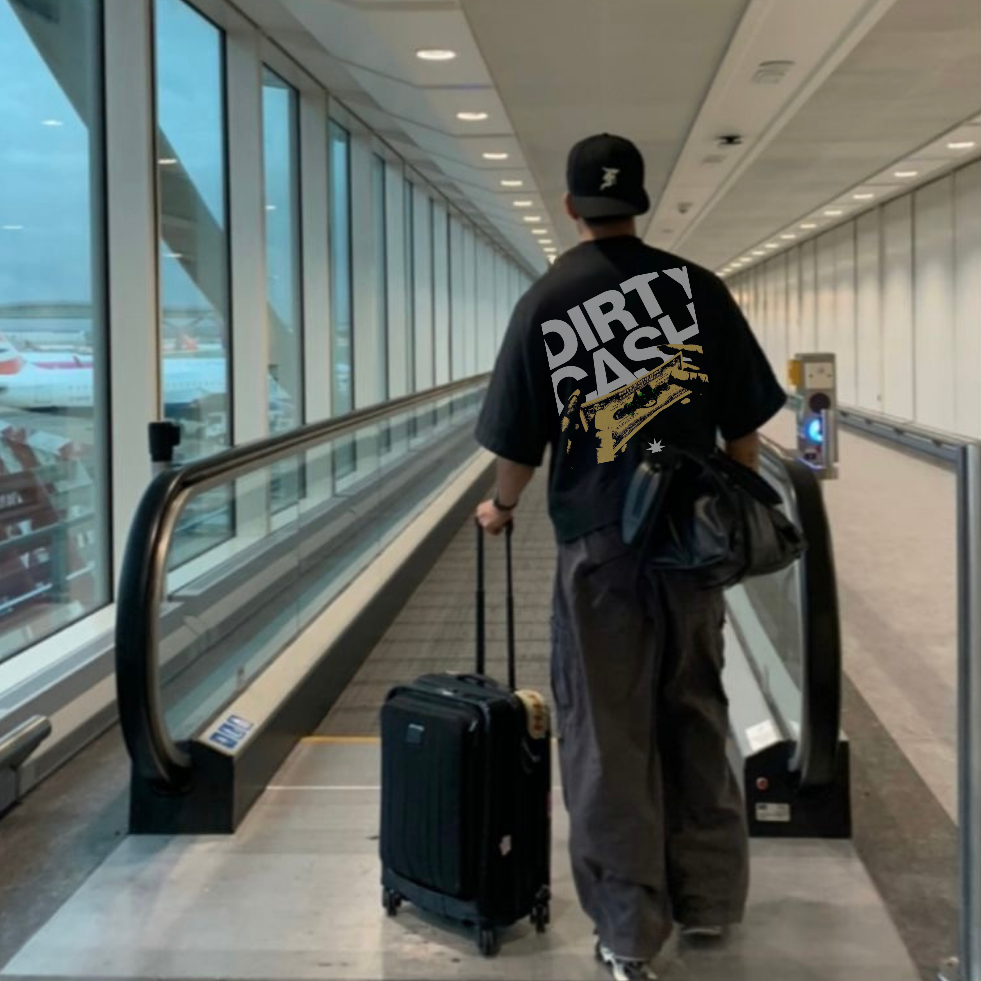 BillionaireZ Dirty Cash Oversized Tee