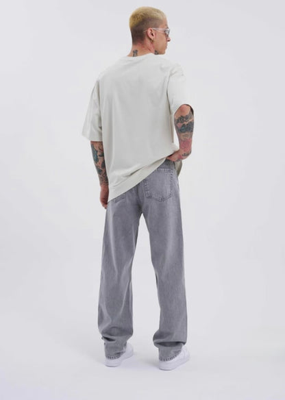 Stone Fade Straight-Fit Jeans – BillionaireZ Core Drop