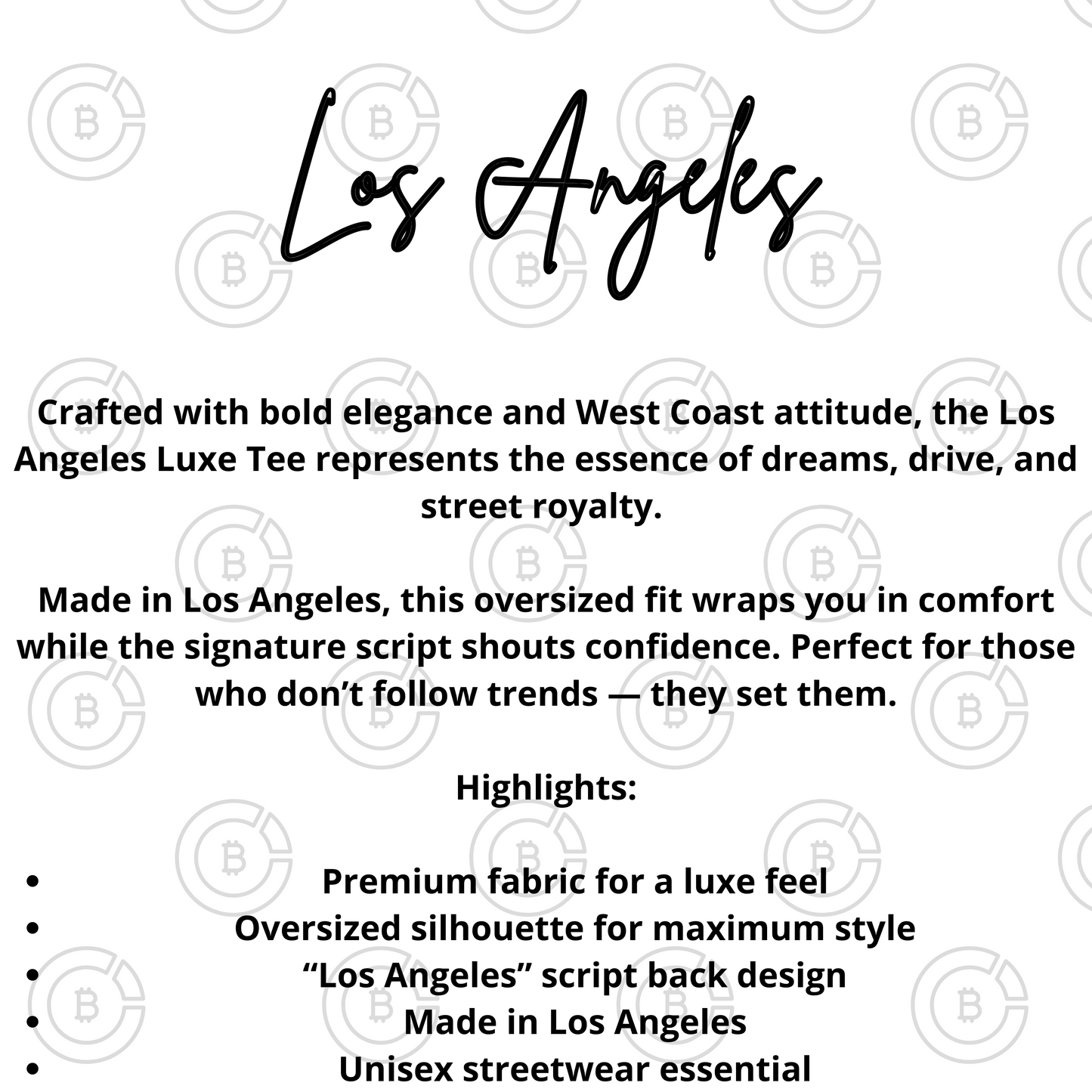 BillionaireZ “Los Angeles Luxe” T-Shirt