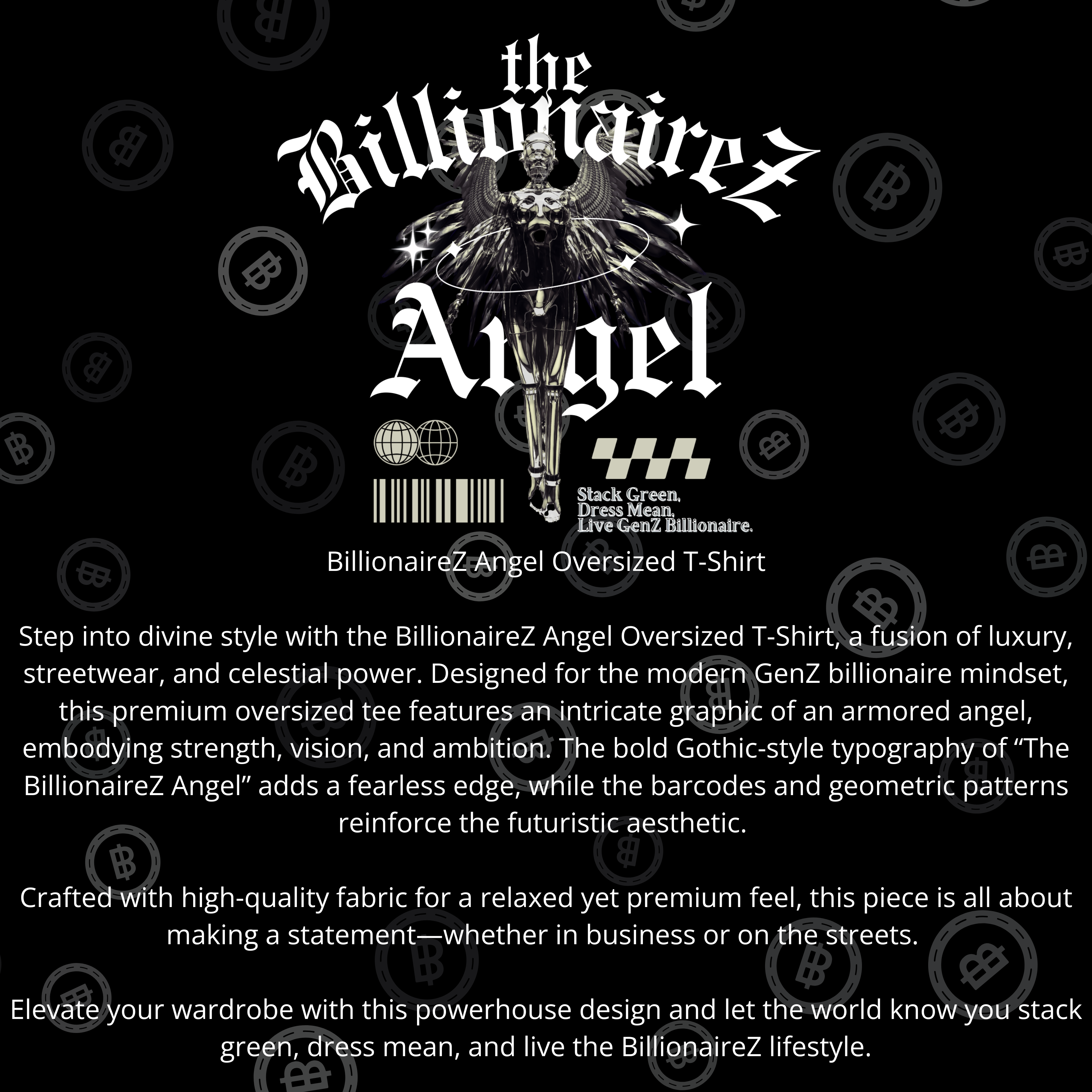 BillionaireZ ‘Ornate Prestige’ Oversized T-Shirt