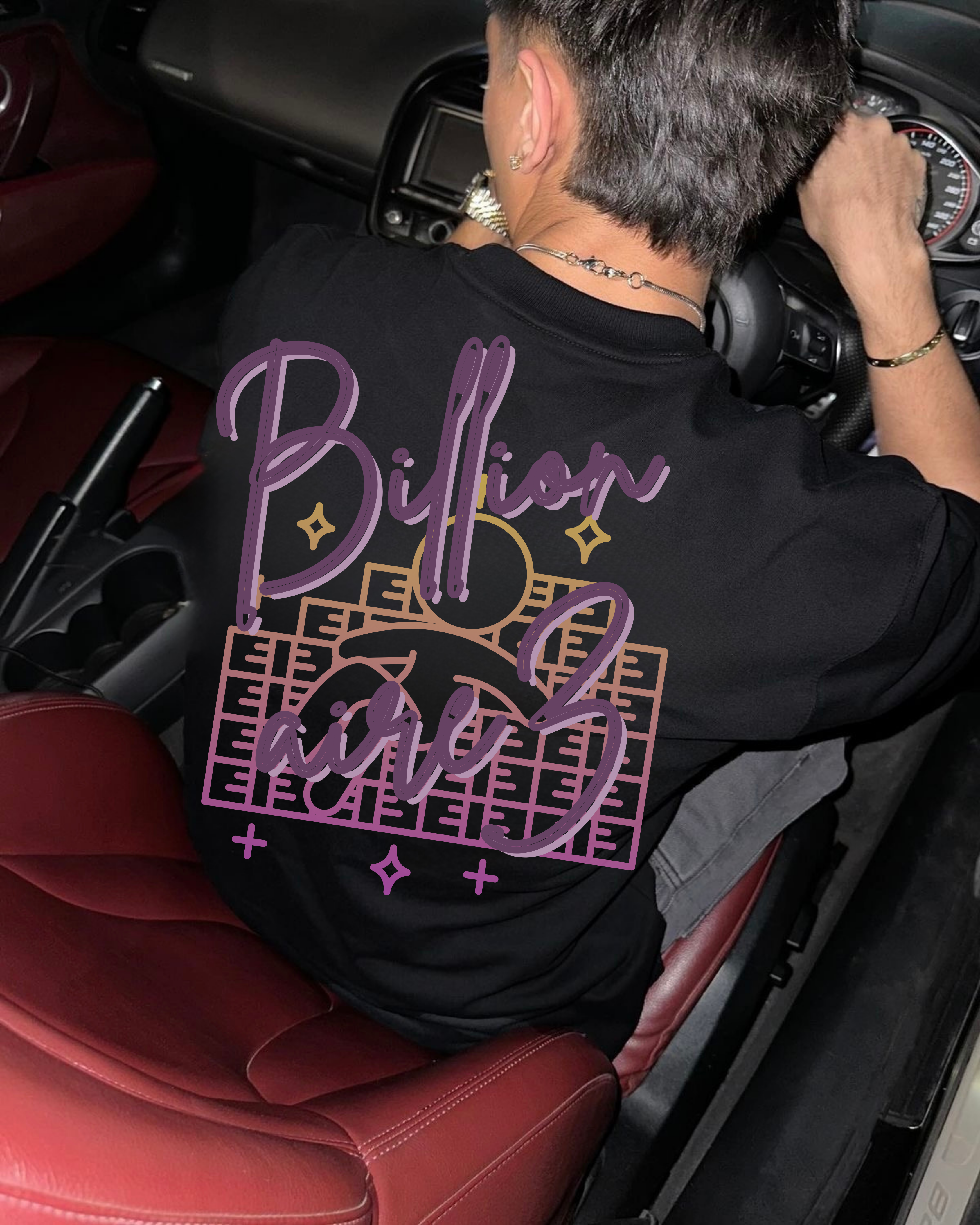 BillionaireZ “Throned By Fortune” Oversized T-Shirt