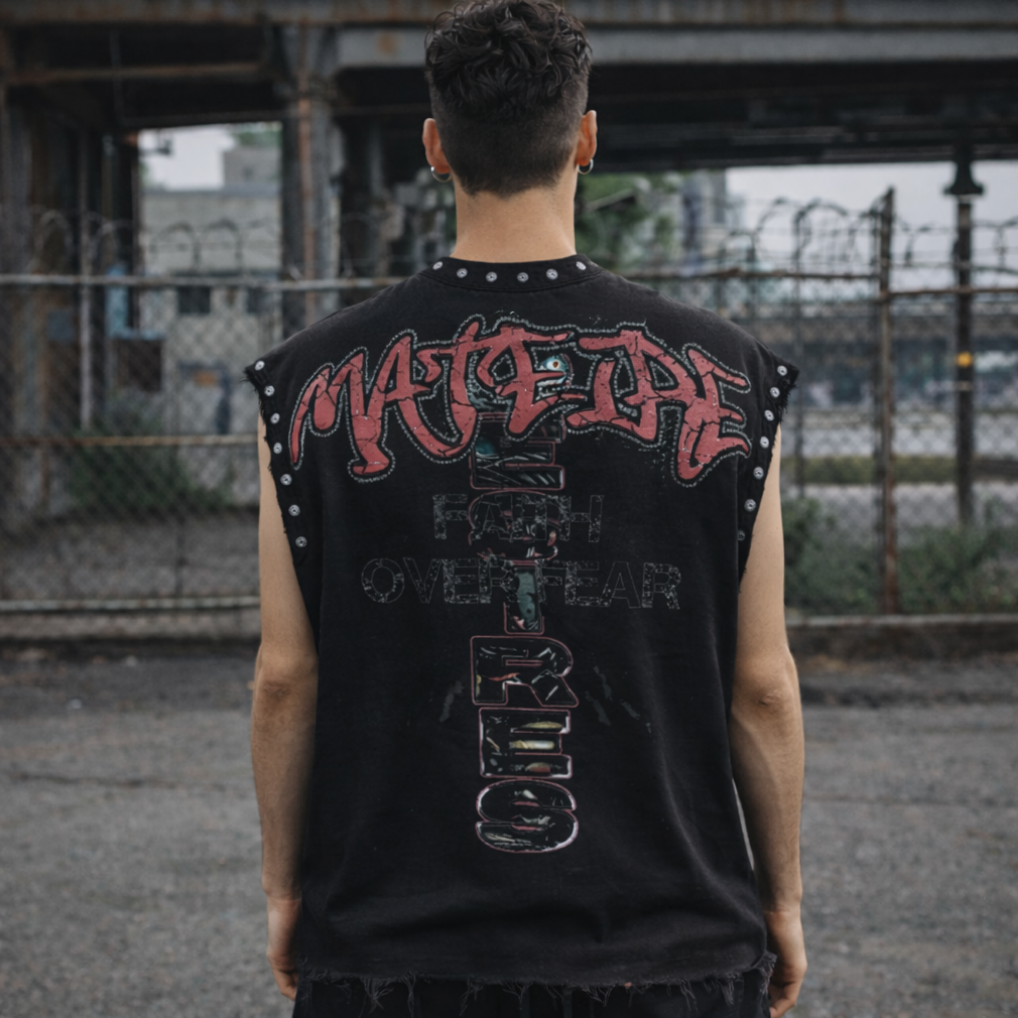 BillionaireZ Predator Oversized Studded Tank