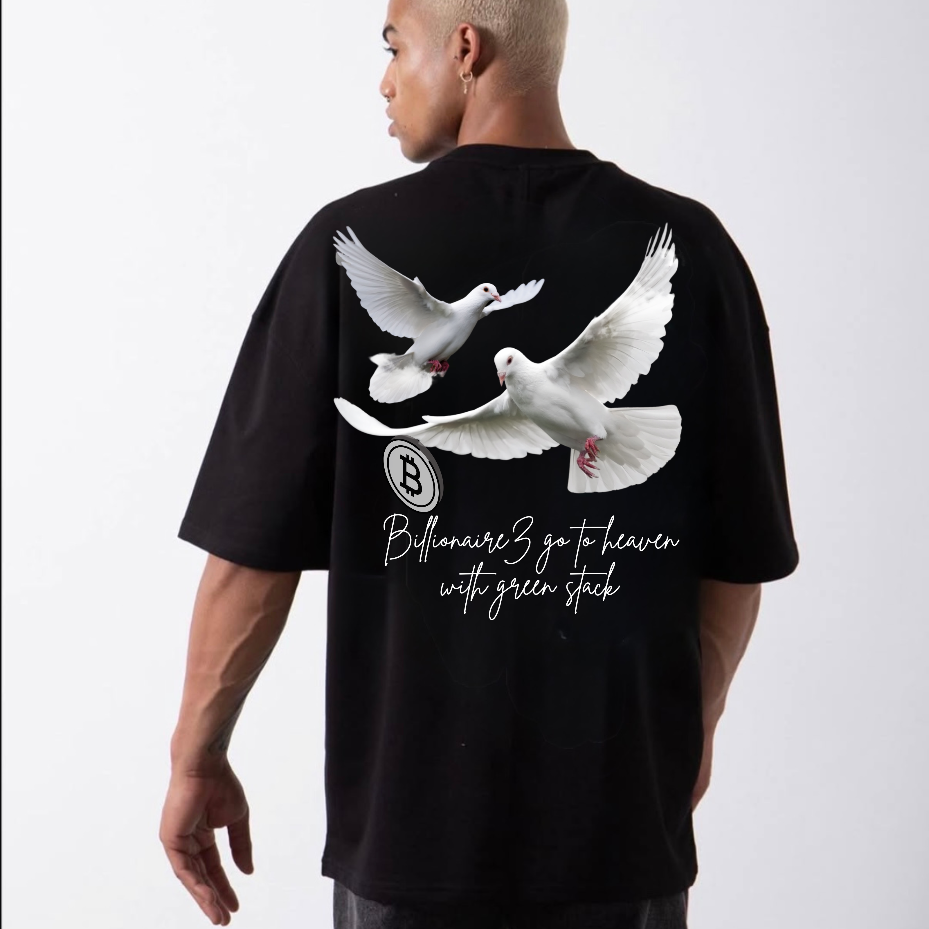 BillionaireZ “Heavenly Wealth” Oversized T-shirt