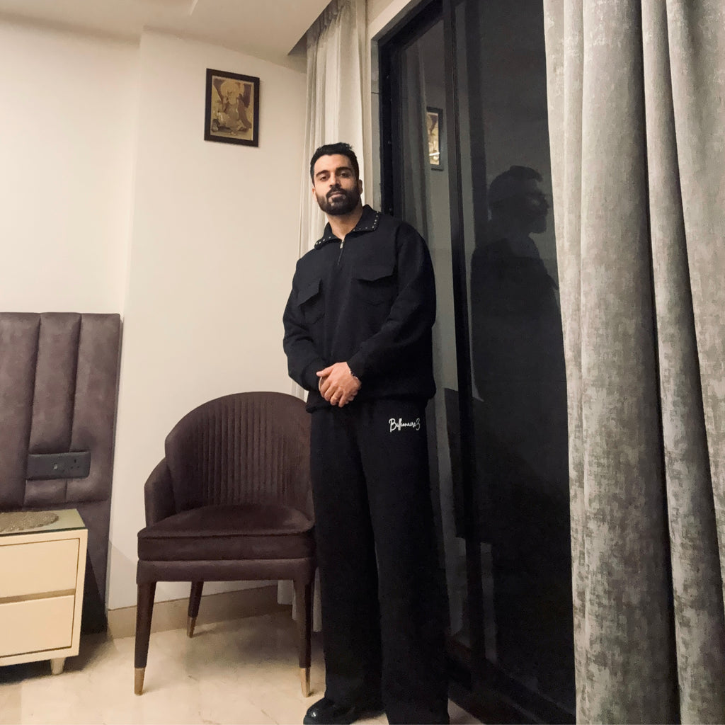 Midnight Authority Studded Coord Set