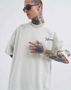BillionaireZ Signature Oversized Tee- White