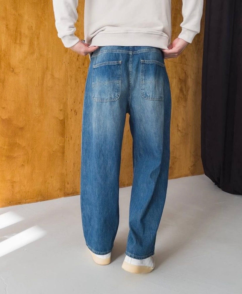 BillionaireZ Vintage Loose-Fit Denim Jeans