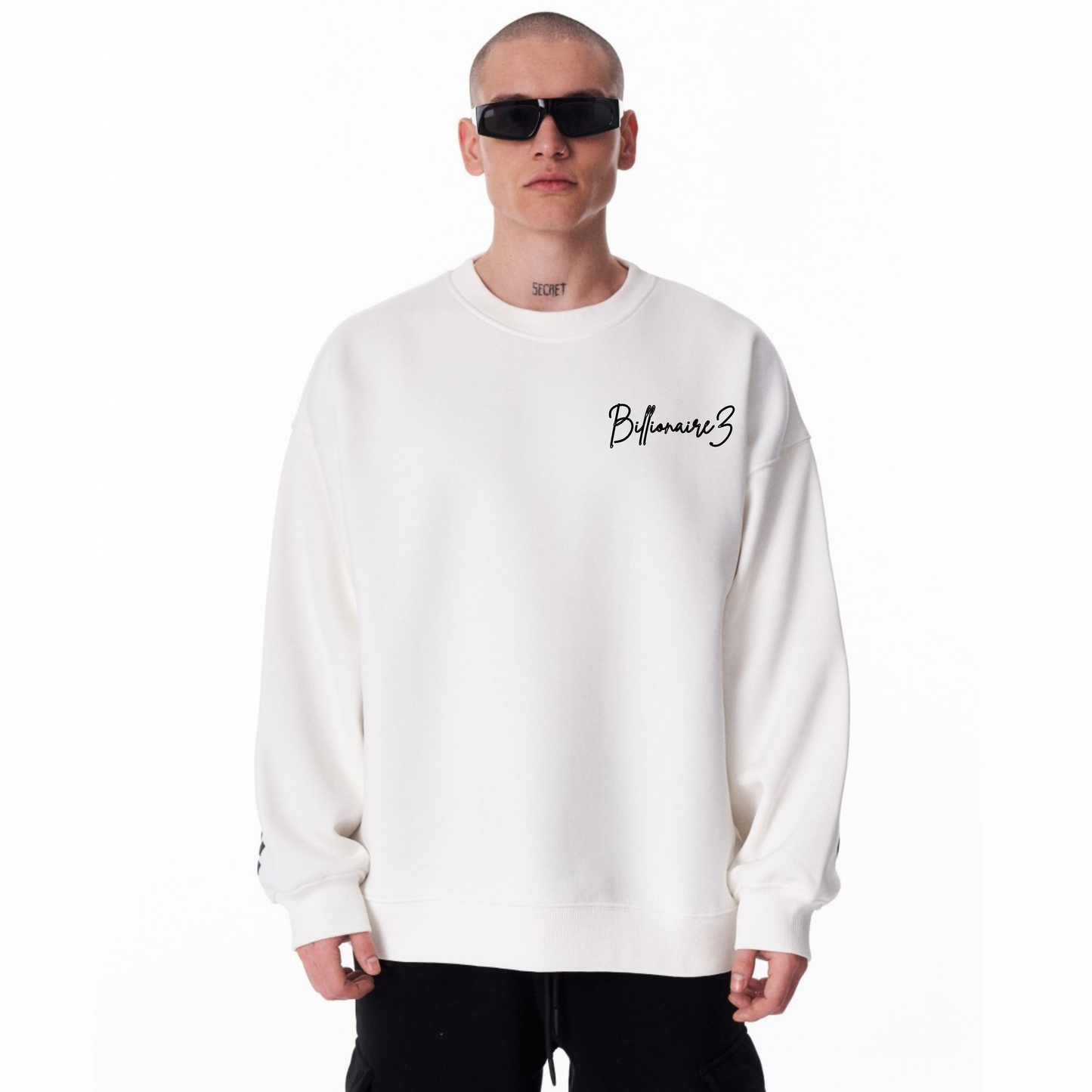 “Maybe This World is Other Planet’s Hell” Sweatshirt- White