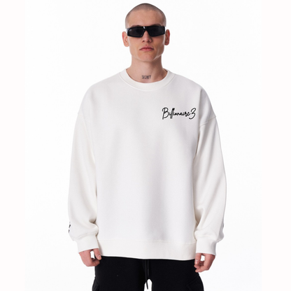 “Maybe This World is Other Planet’s Hell” Sweatshirt- White