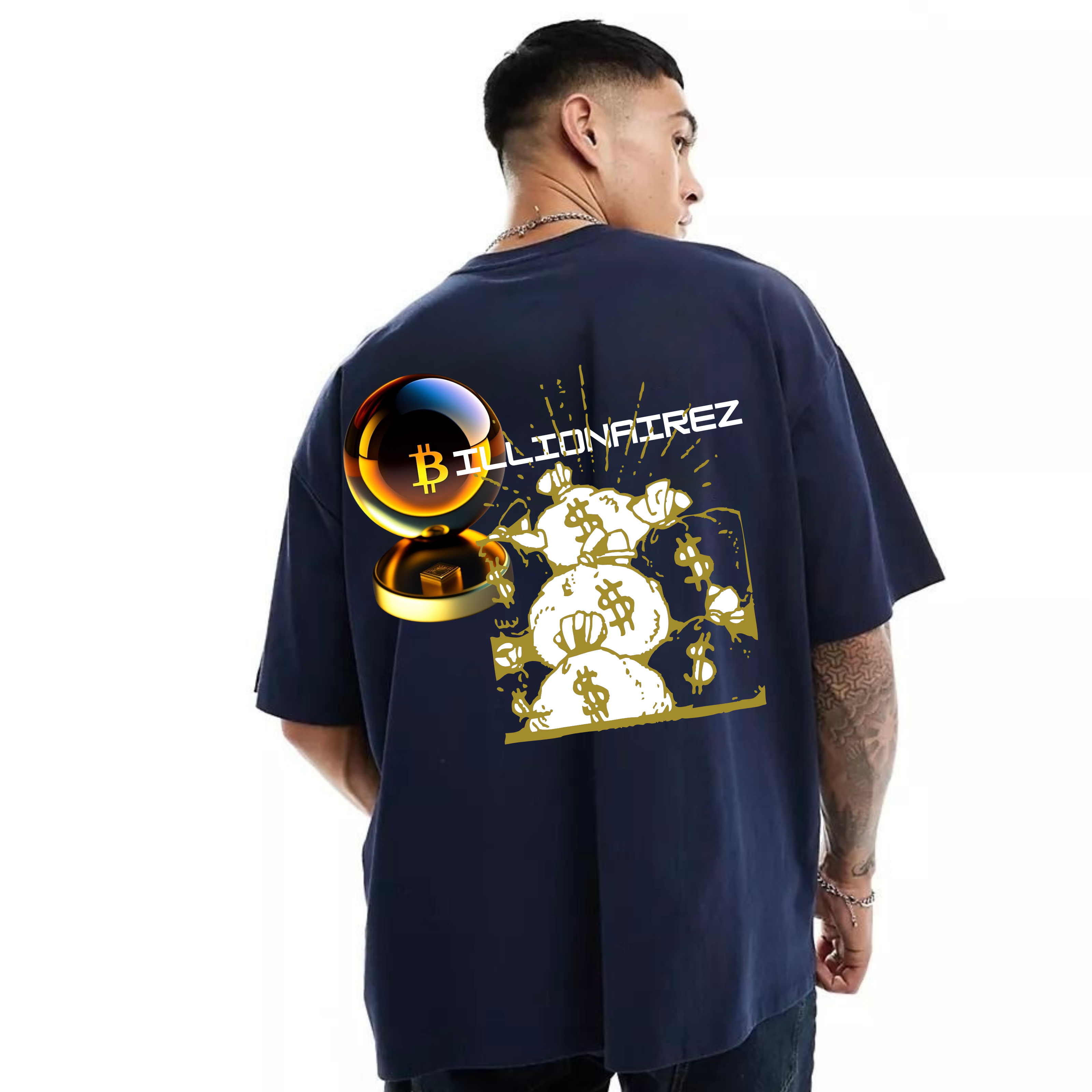 Billionairez “Crypto Vault” Oversized Tee