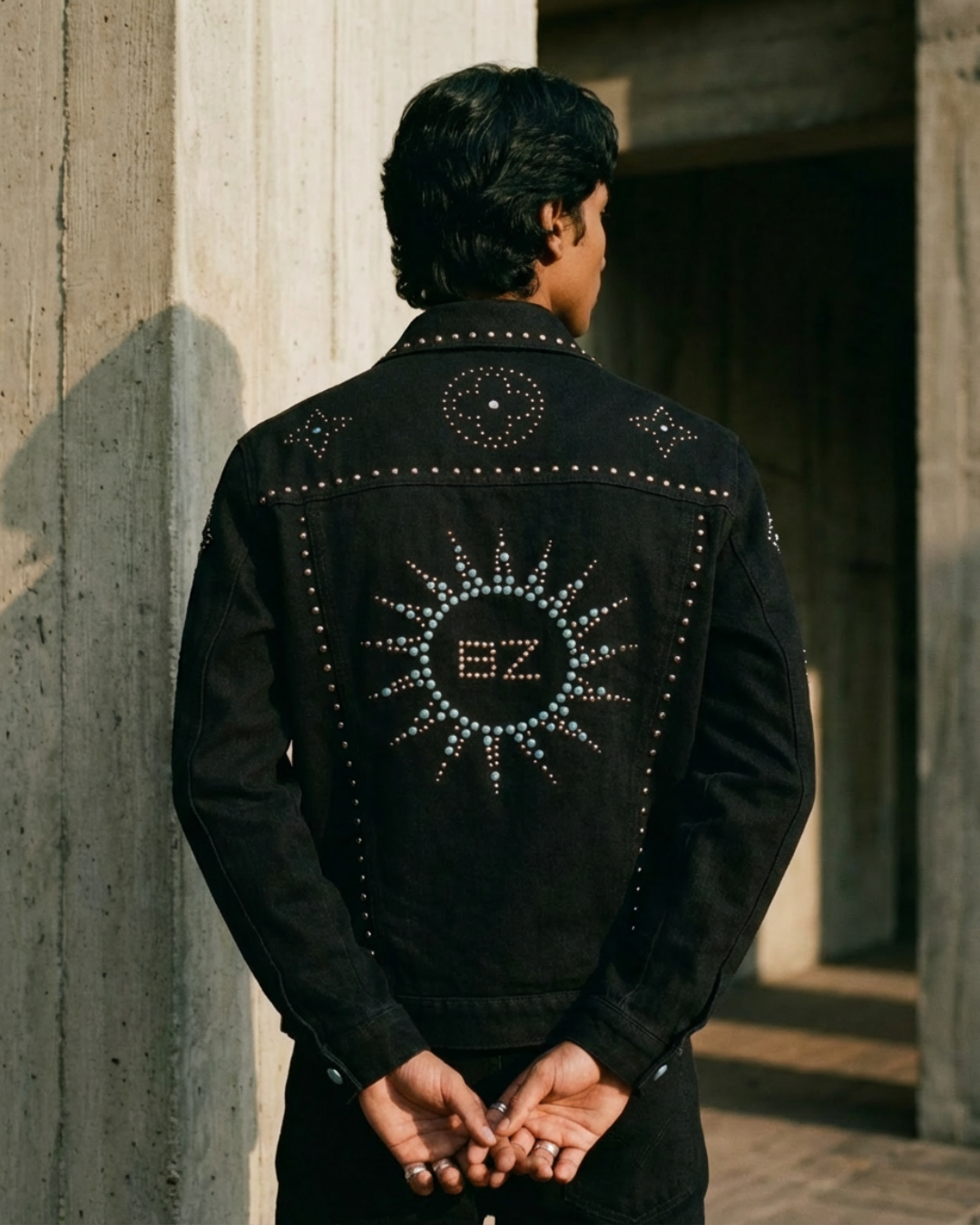 BillionaireZ Authority Studded Jacket