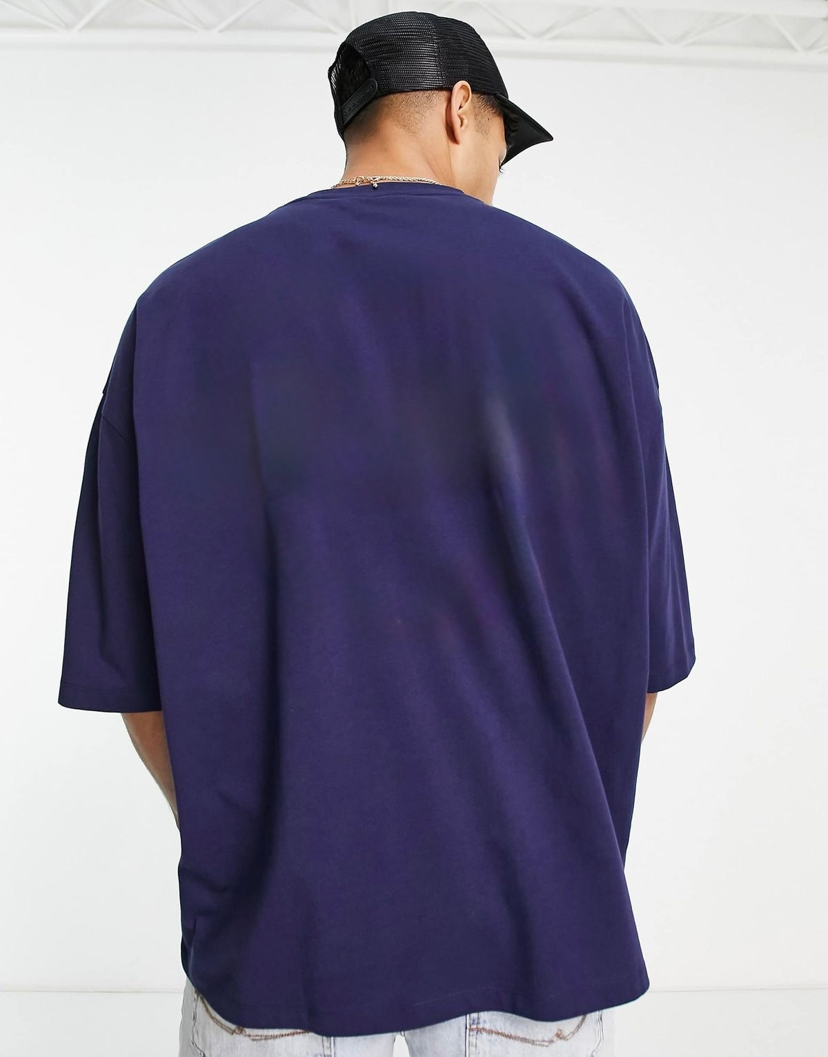 BillionaireZ Signature Oversized Tee – Midnight Blue