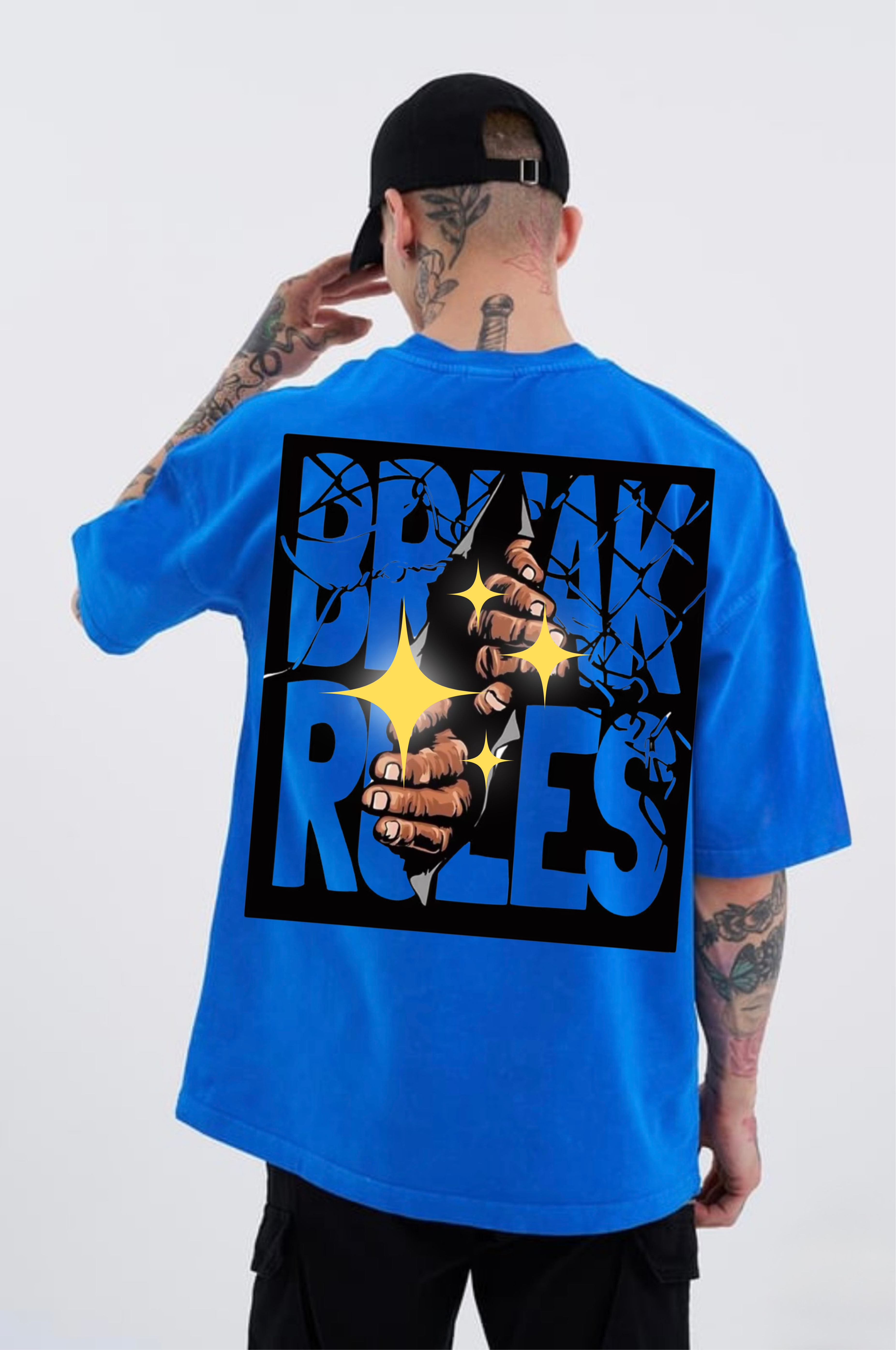 BillionaireZ Break Rules Oversized Tee