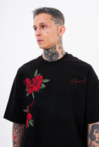 BillionaireZ Venom Bloom Oversized Tee