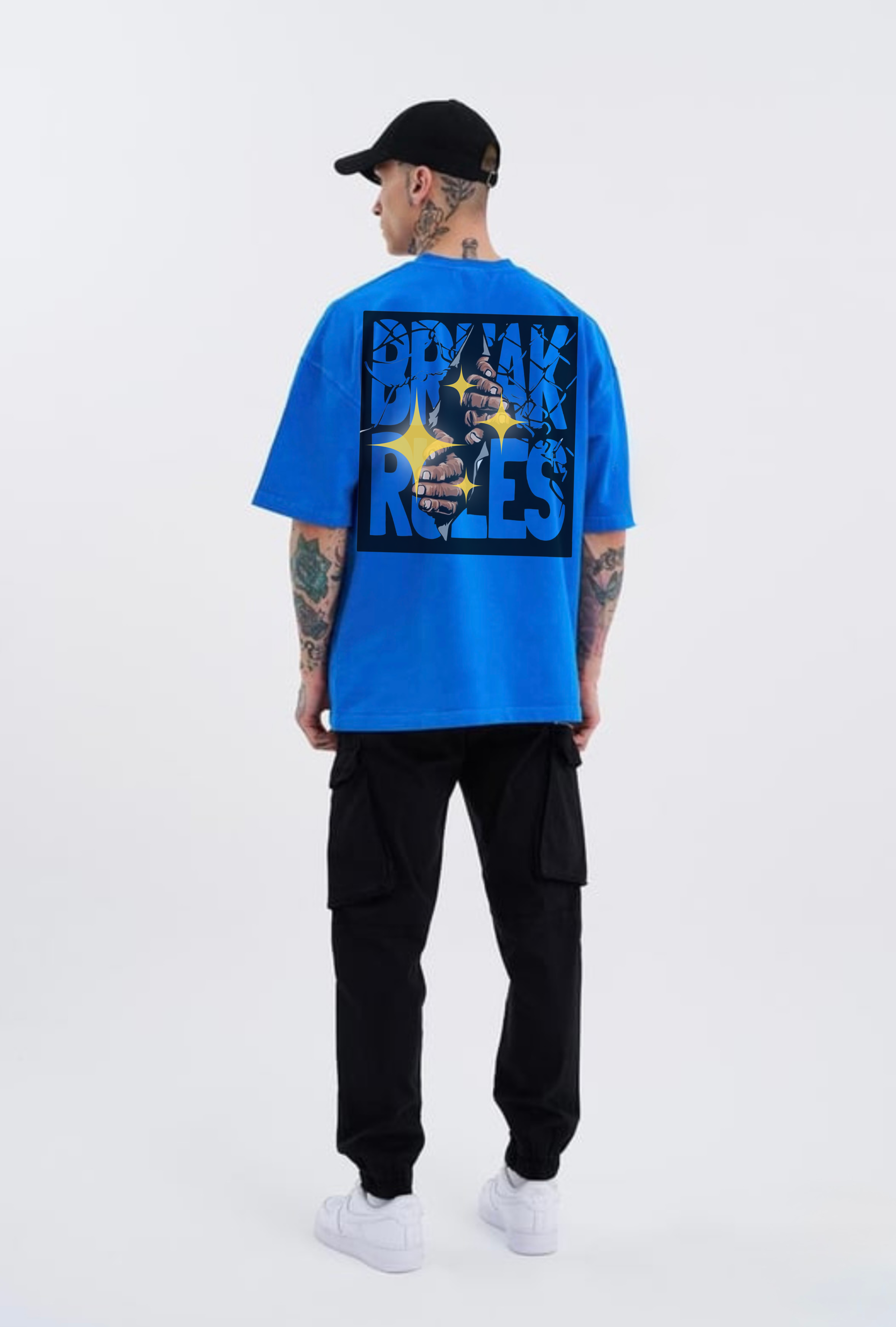 BillionaireZ Break Rules Oversized Tee