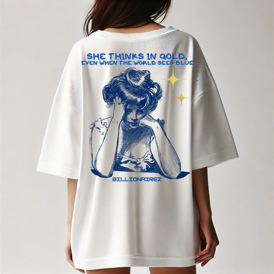 BillionaireZ Golden Vision Oversized Tshirt