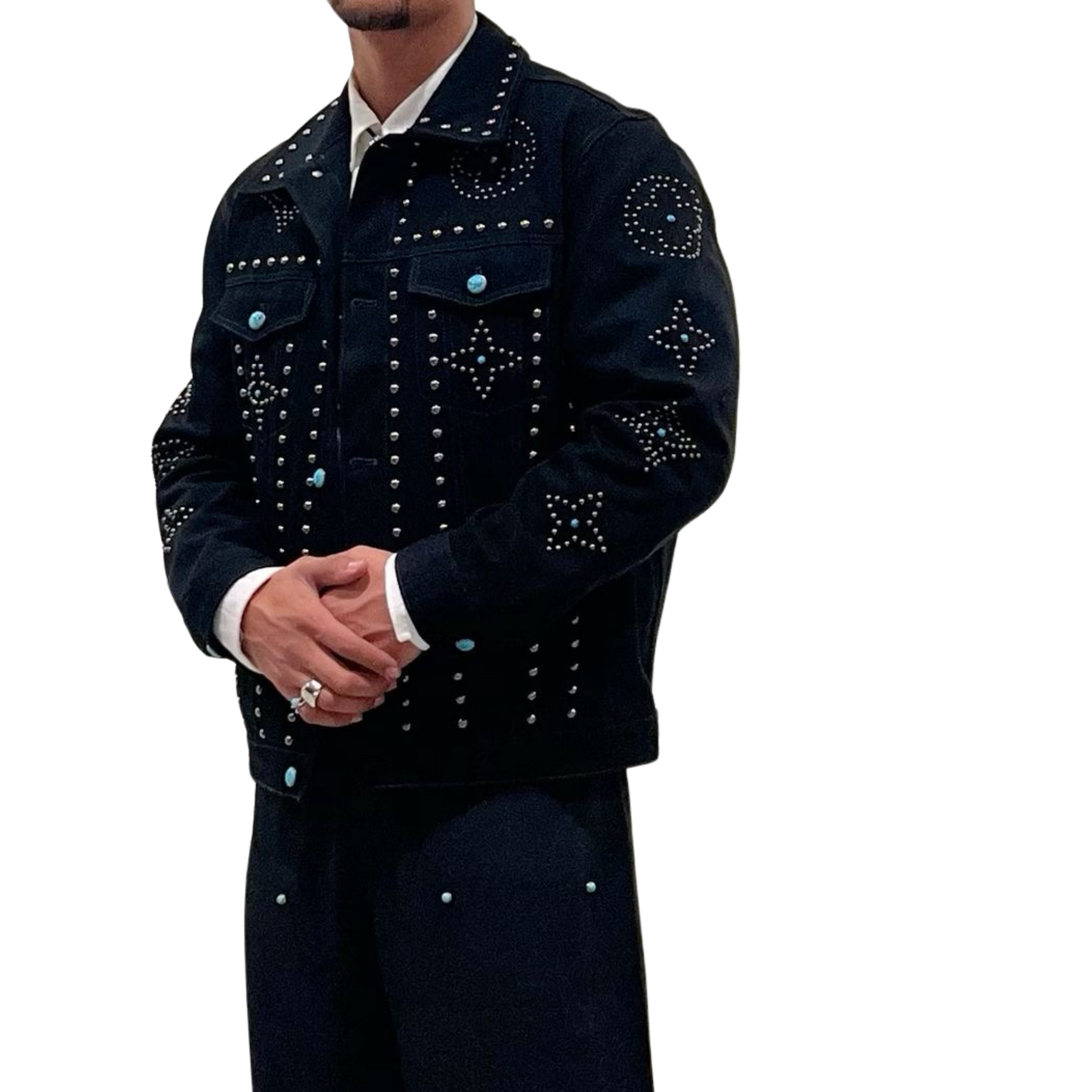 BillionaireZ Authority Studded Jacket