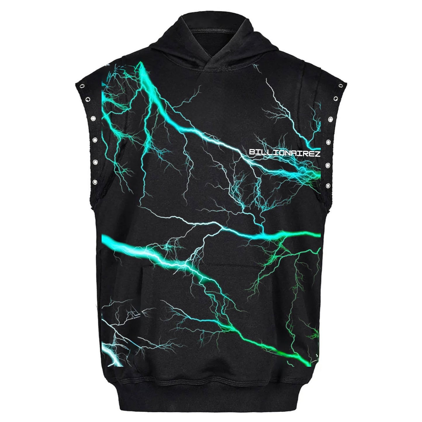 Electric Surge Hoodie – Black Volt