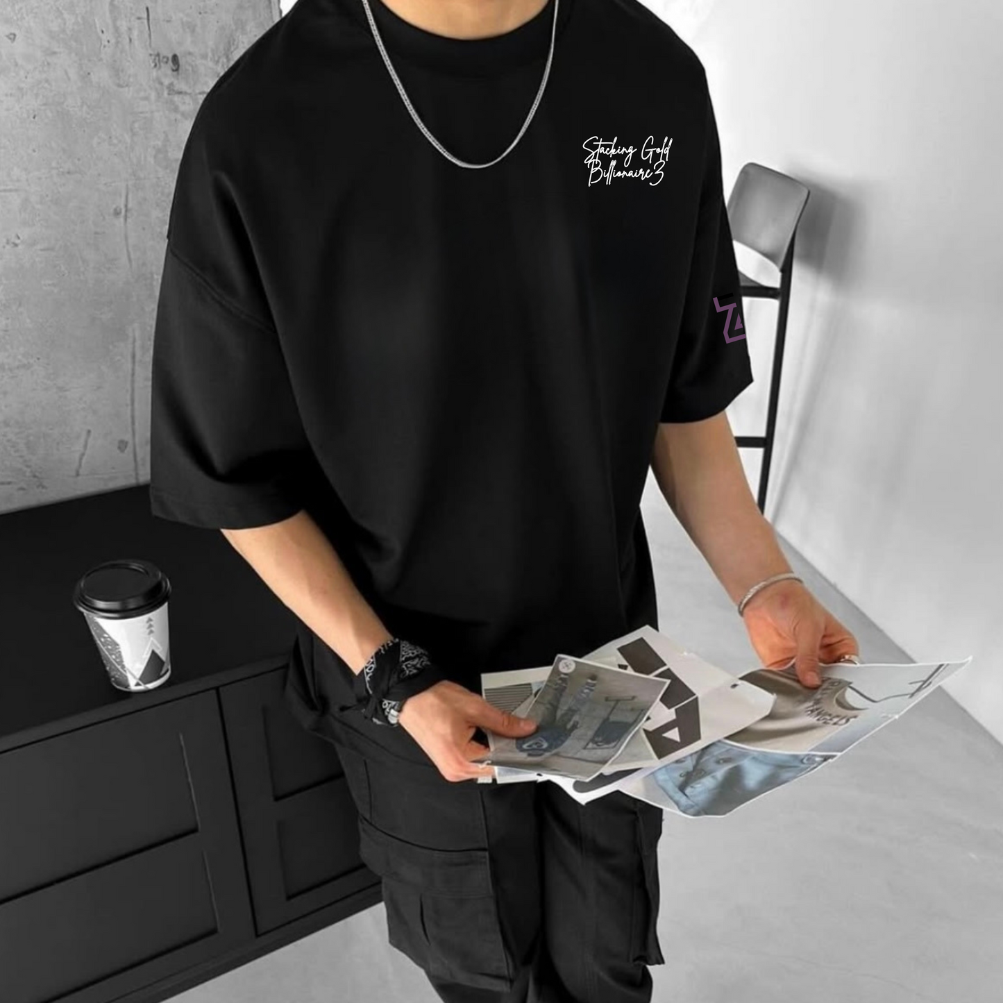 Billionairez Luxe Drive Oversized Tee