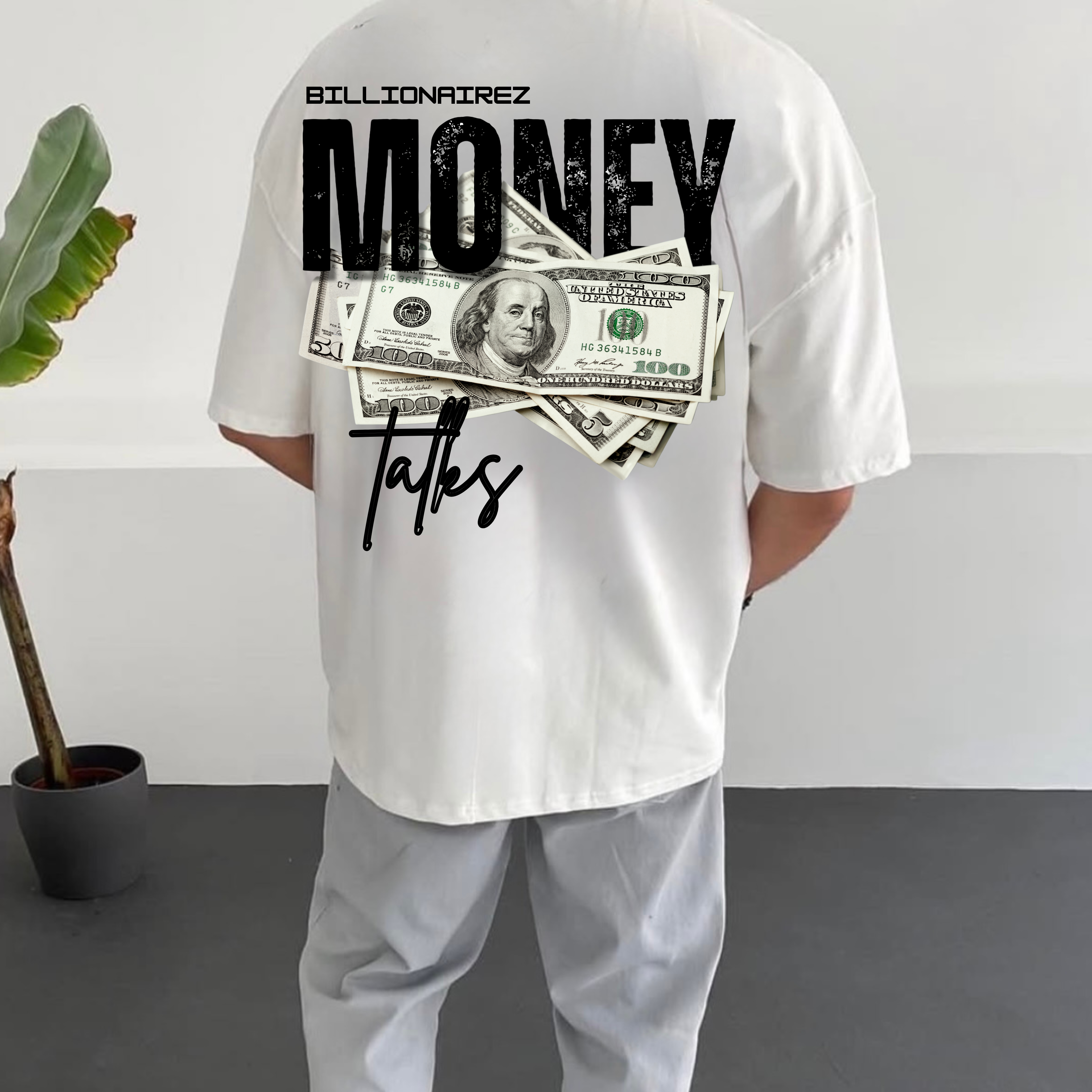 BillionaireZ ‘Money Talks’ Oversized T-Shirt