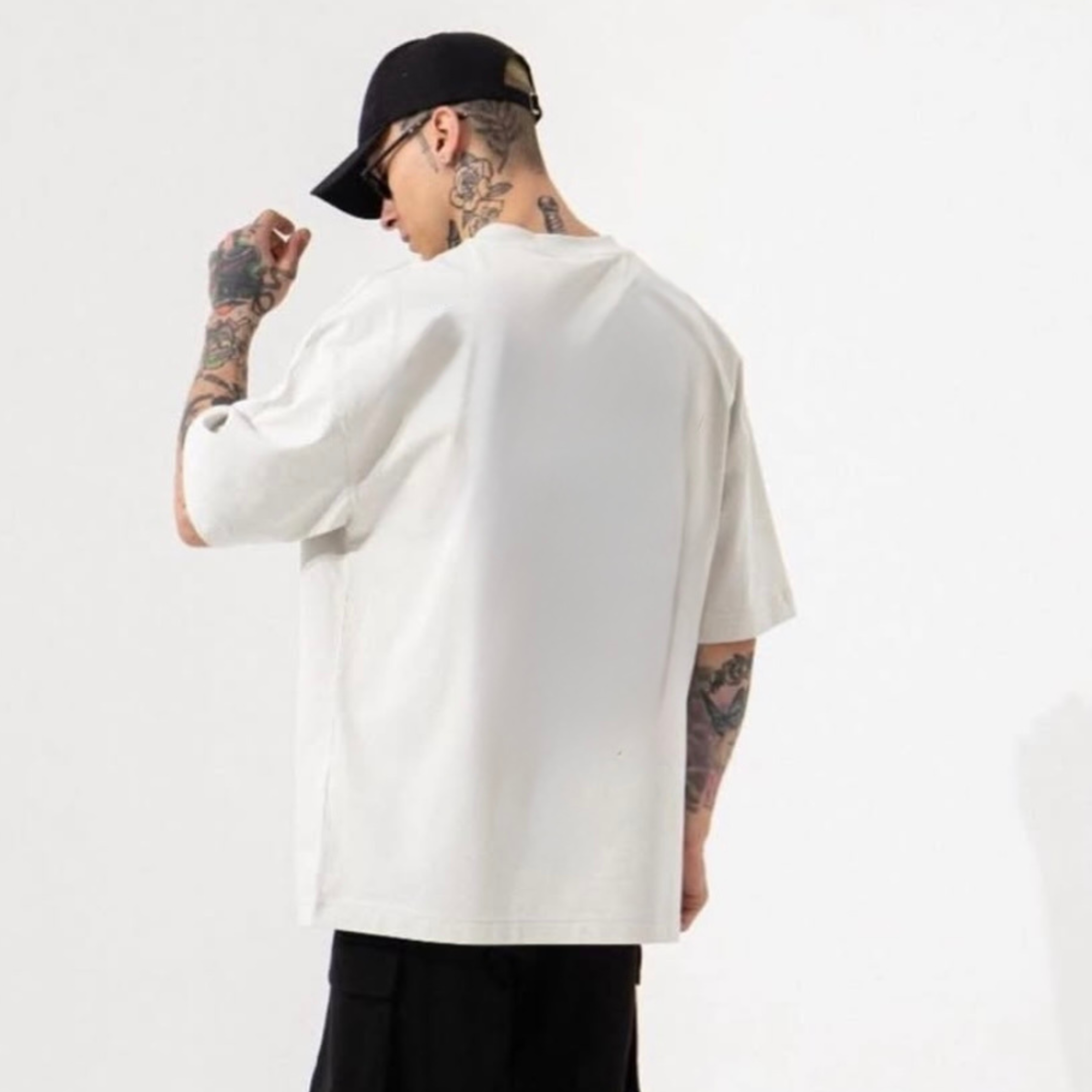 BillionaireZ Signature Oversized T-Shirt – Ivory White