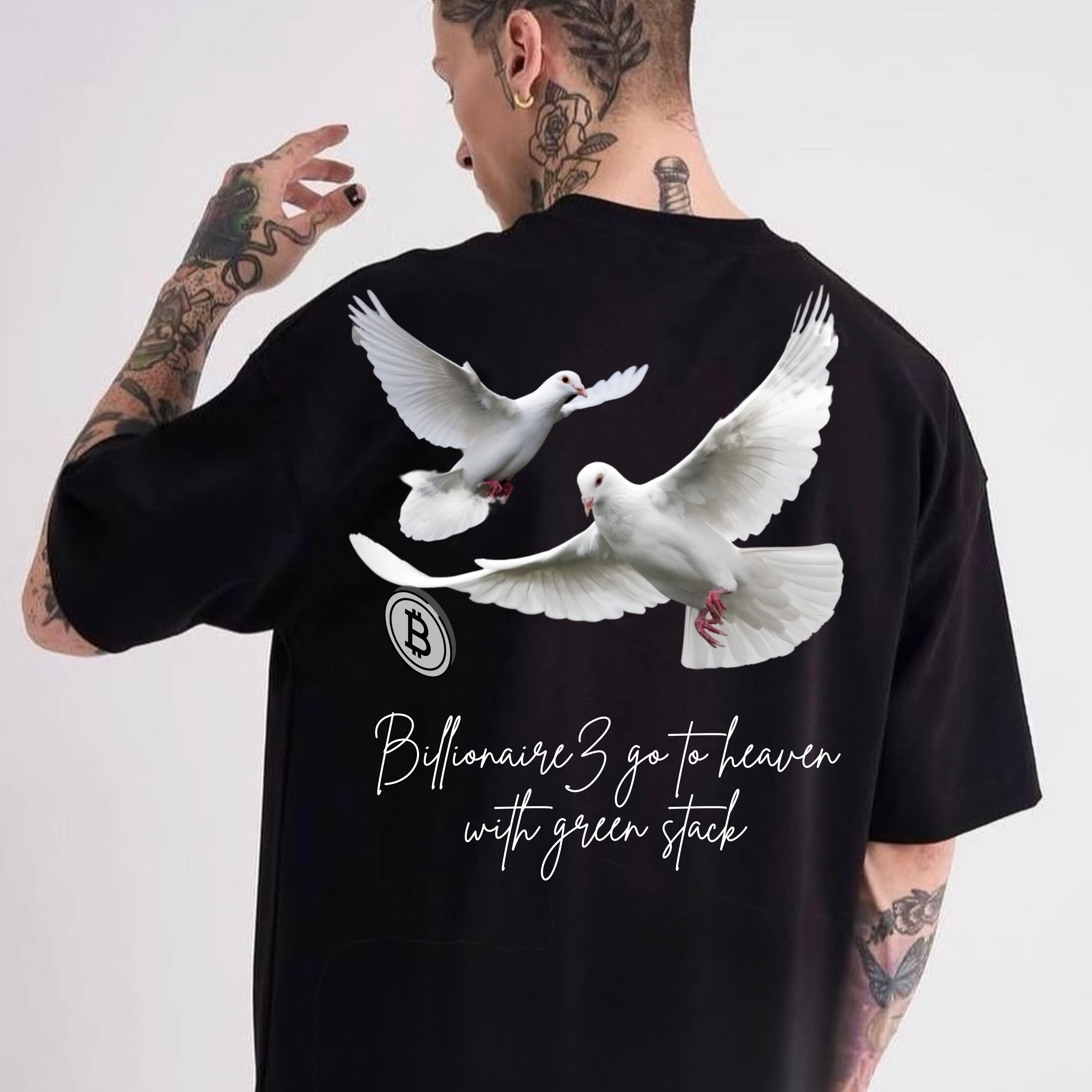 BillionaireZ “Heavenly Wealth” Oversized T-shirt