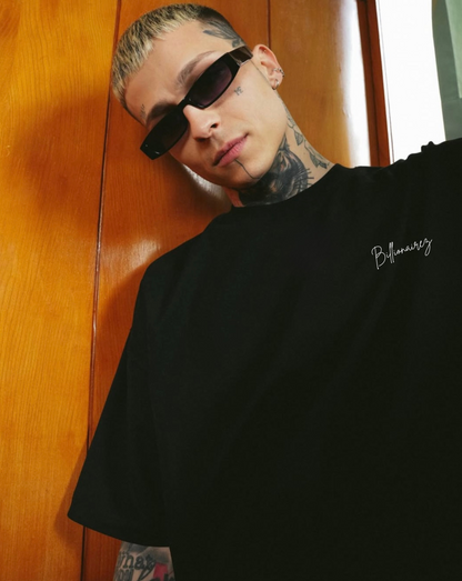 BillionaireZ Signature Oversized Tee- Black