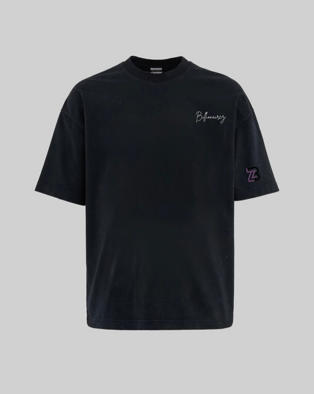 BillionaireZ Signature Oversized Tee- Black