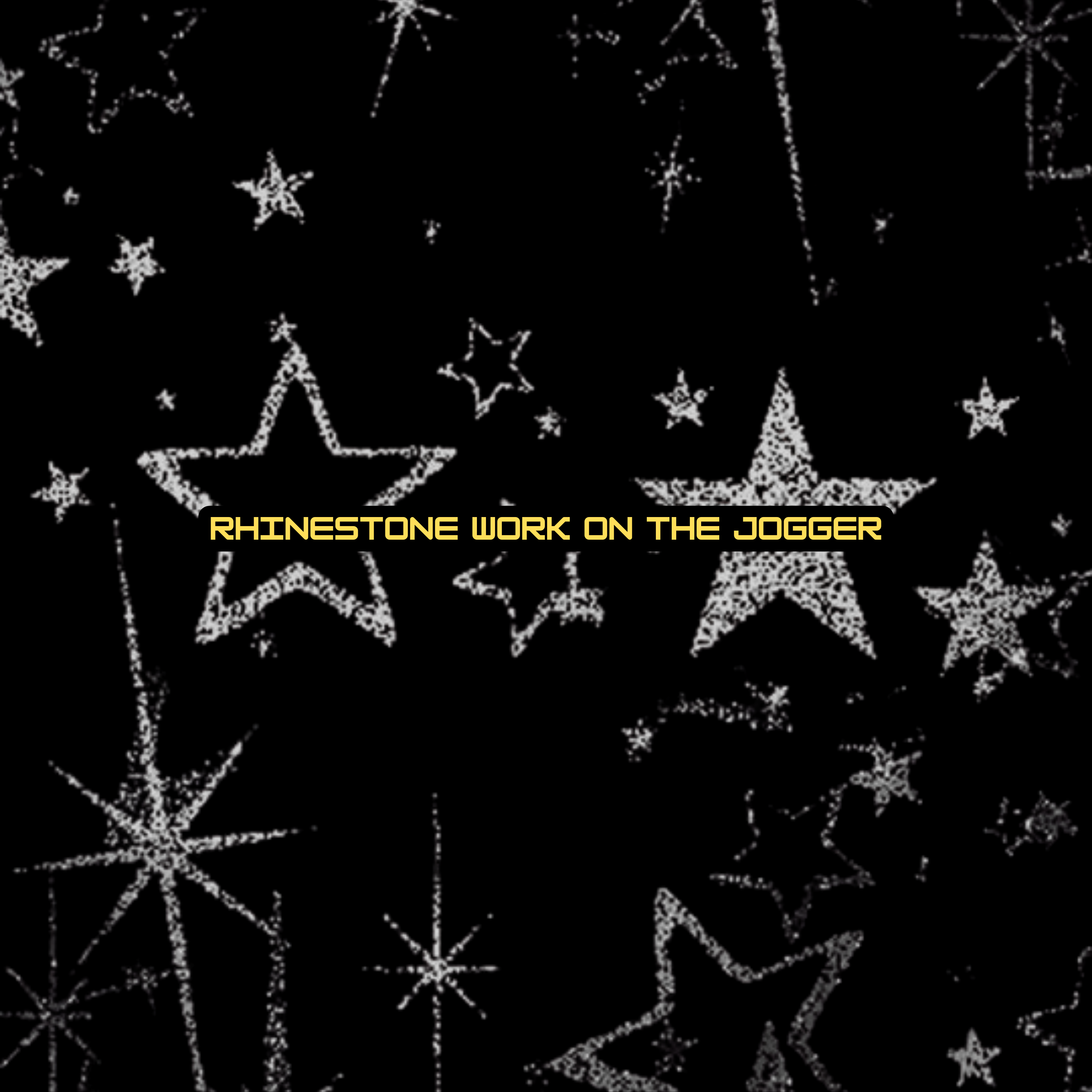 BillionaireZ Starfall Rhinestone Joggers