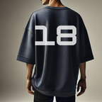BillionaireZ Team India Oversized T-shirt – VK 18 Edition