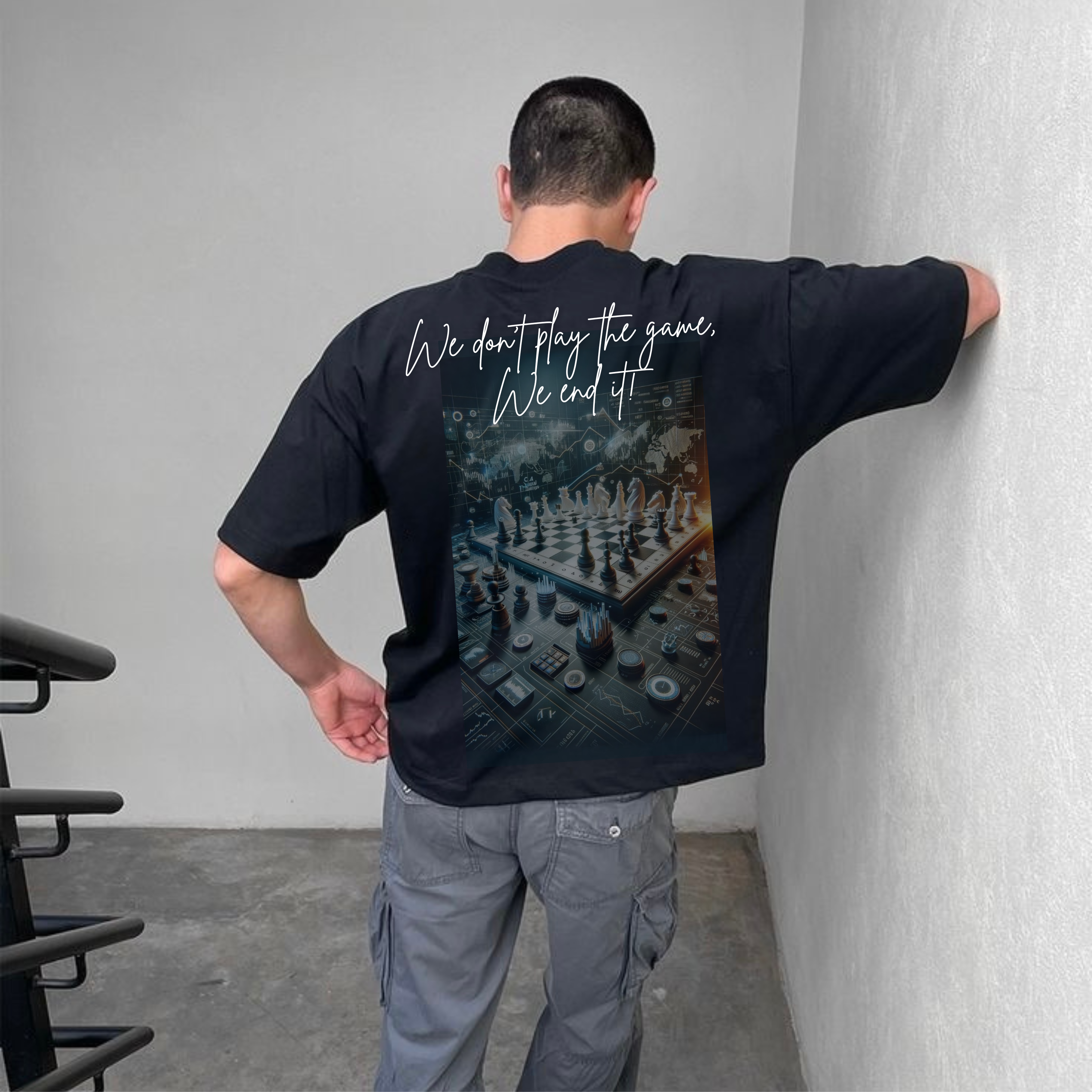 Billionairez “Checkmate” Oversized Tee