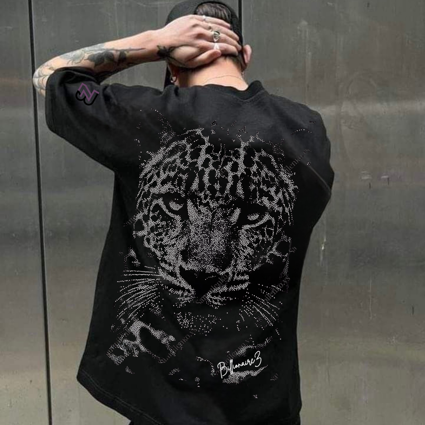 BillionaireZ “Shadow Stare” Oversized T-Shirt