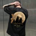 BillionaireZ Vault Edition®️ Gold Crypto Wealth Oversized T-Shirt – Limited Edition