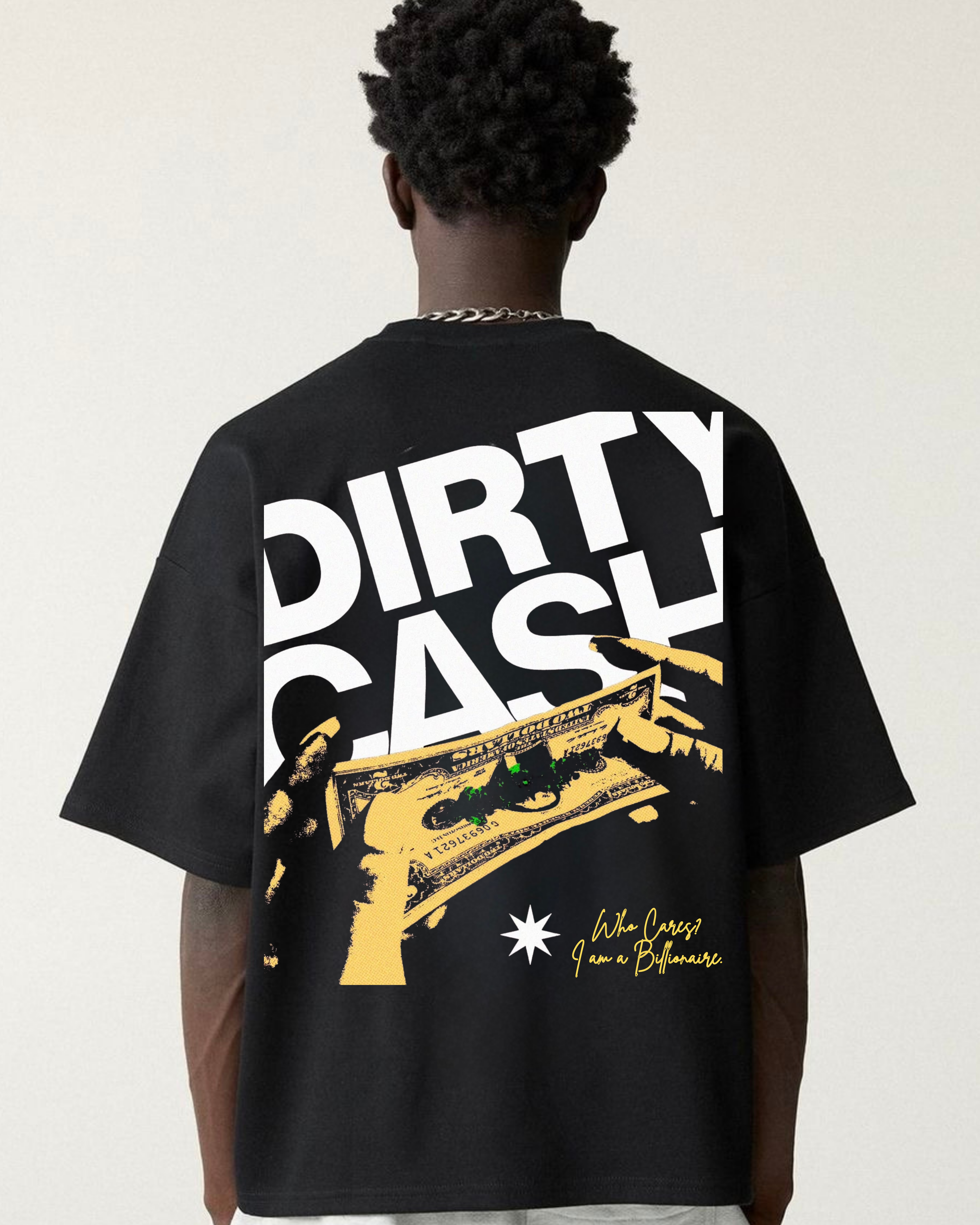 BillionaireZ Dirty Cash Oversized Tee